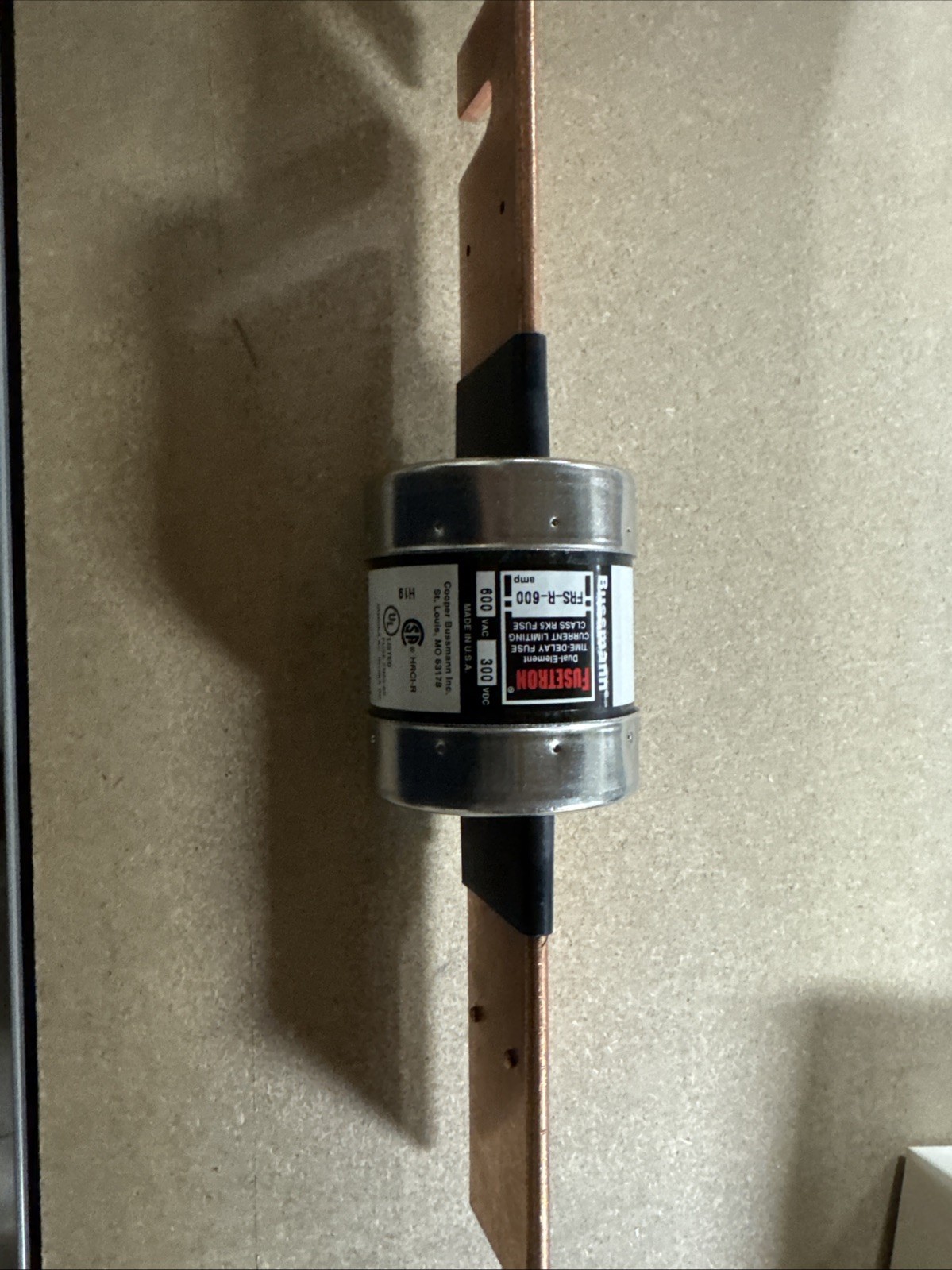 Eaton Bussman FRS-R Series FRS-R-600 Time Delay Fiberglass Fuse with…