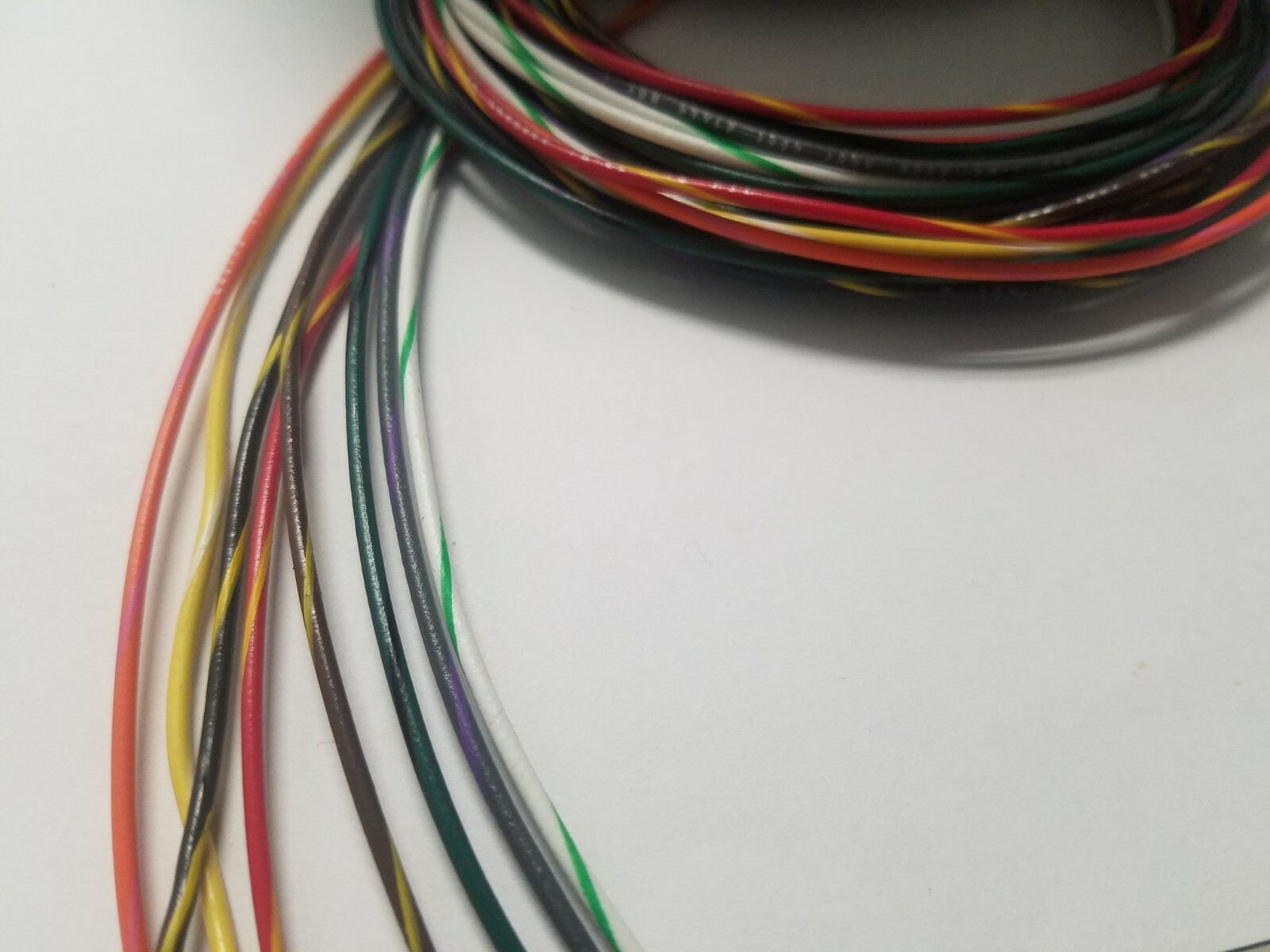 20 AWG Gauge Stranded Hook Up Wire Kit 5 ft Ea 8 Color w STRIPE UL1007 300 Volt