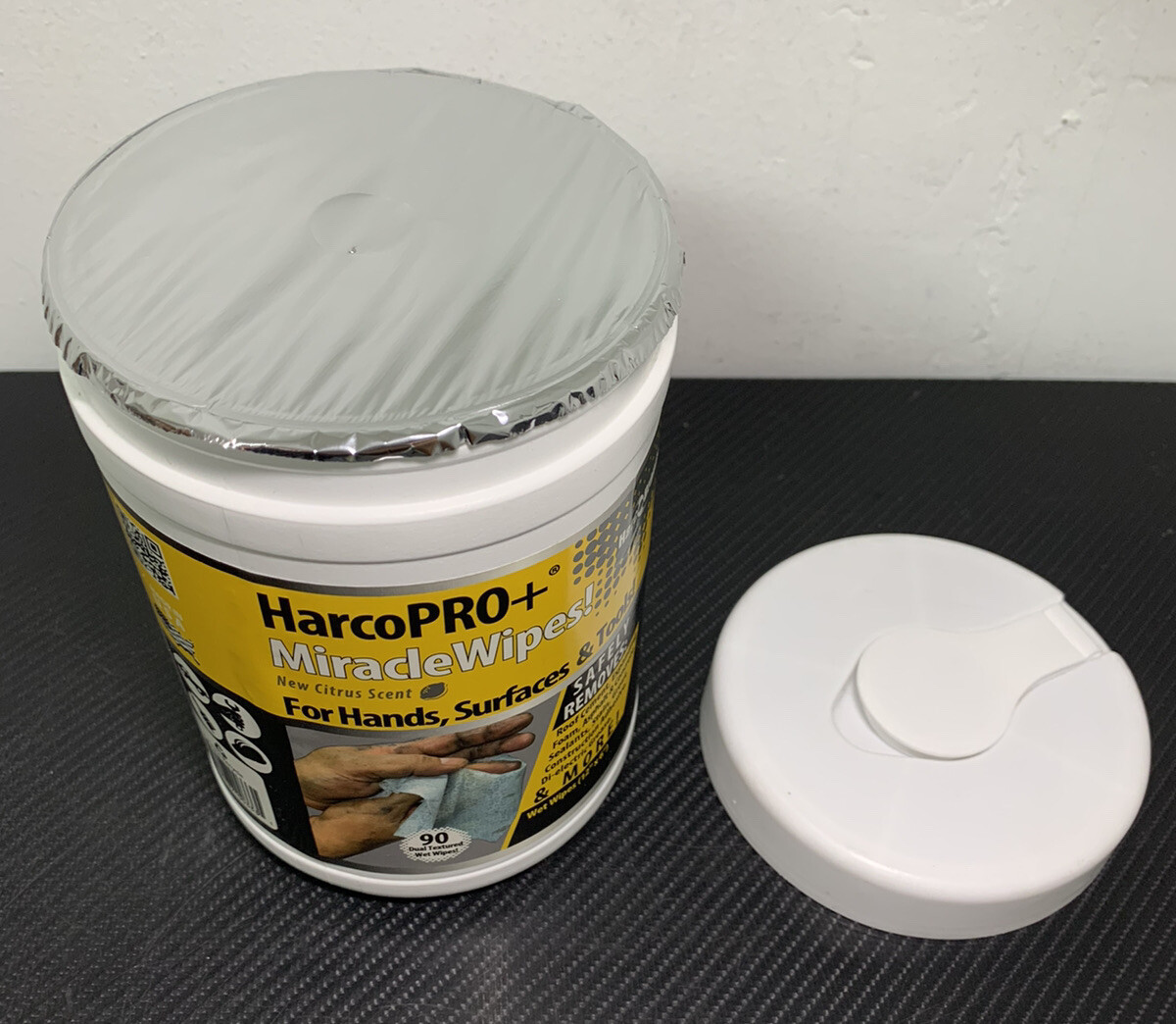 HarcoPRO+ Miracle Wipes 90 Wet Wipes 12×6” For Hands, Surfaces & Tools *NEW/FAST