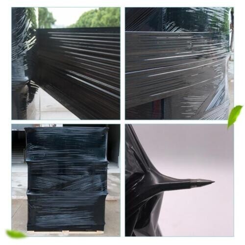 1 Roll 18″ x 1000′ Pallet Wrap Stretch Film Hand Shrink Wrap Black 1000FT NEW