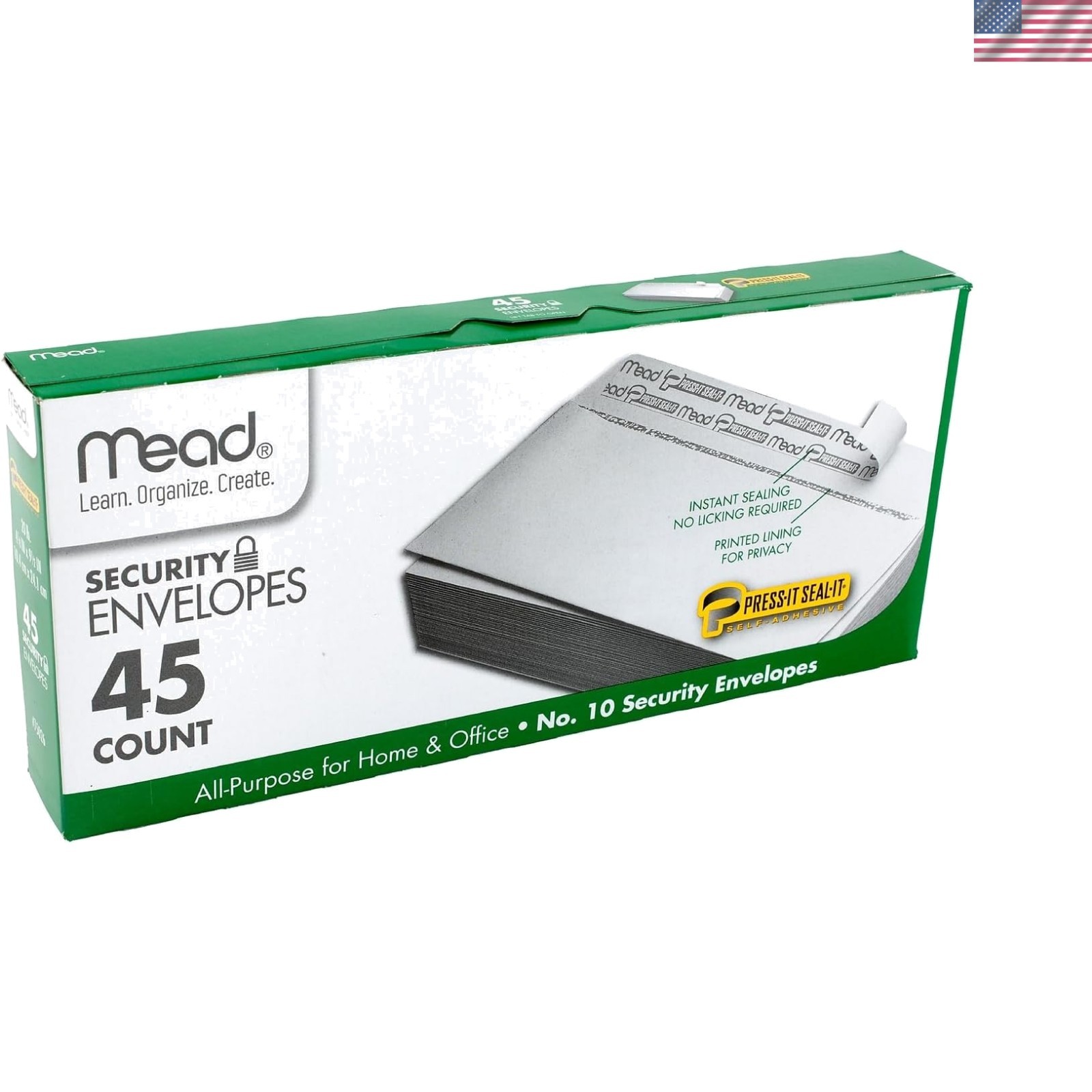 Privacy Secured: 45-Pack Self-Adhesive Security Envelopes, 20-Lb Paper Quality