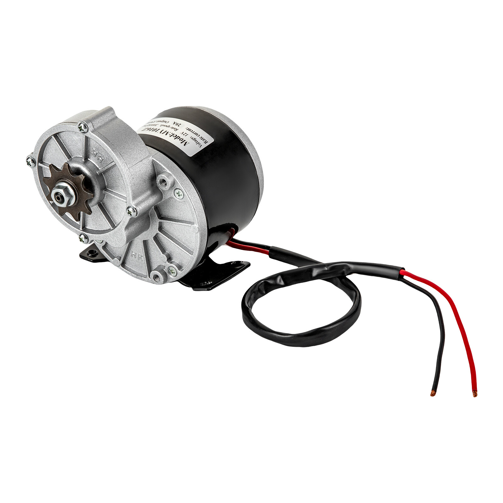 High Power 12V 250W Gear Reduction DC Motor For E-Bike Scooter ATV