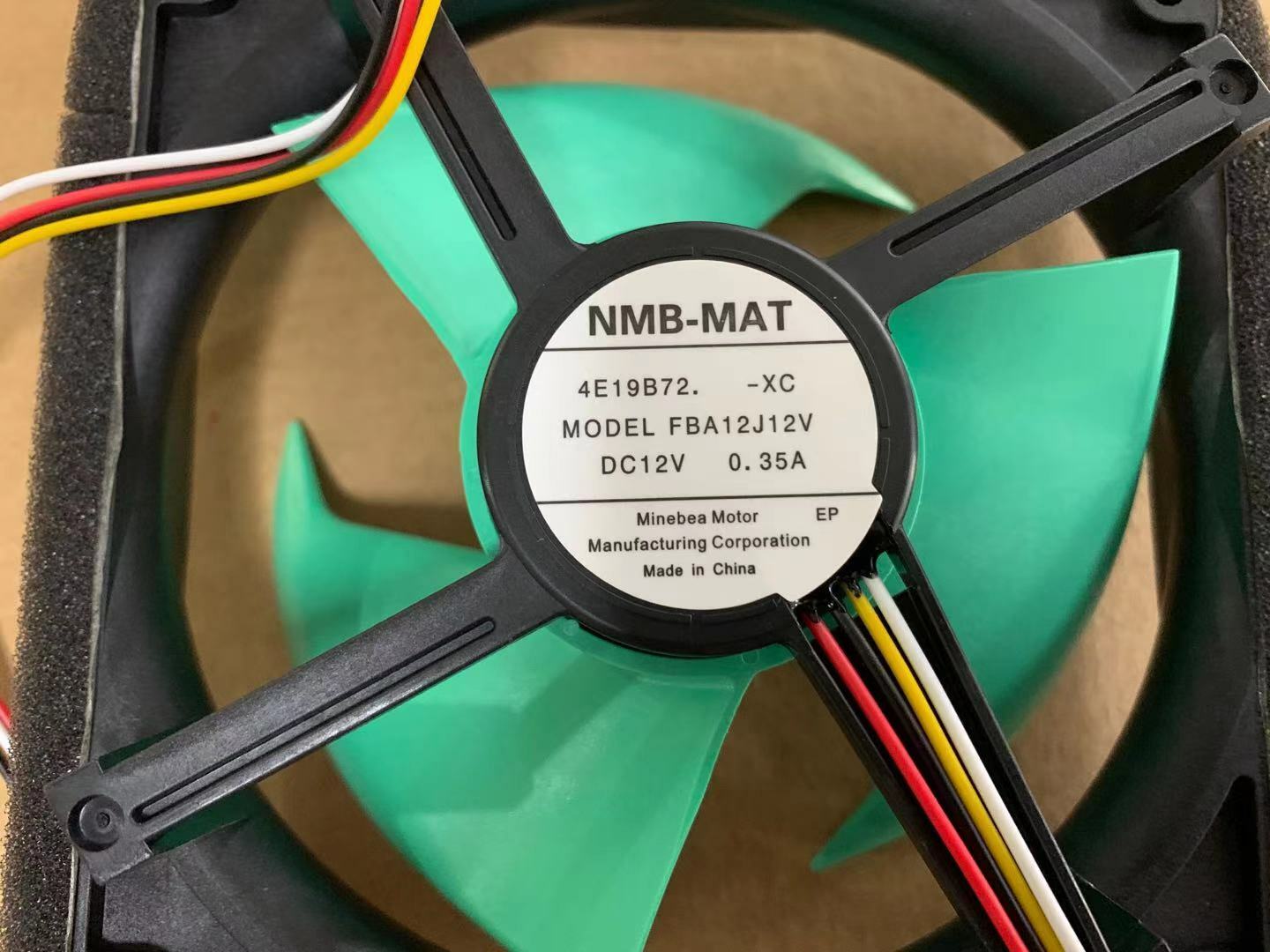for NMB-MAT FBA12J12V DC 12V 0.35A Refrigerator fan