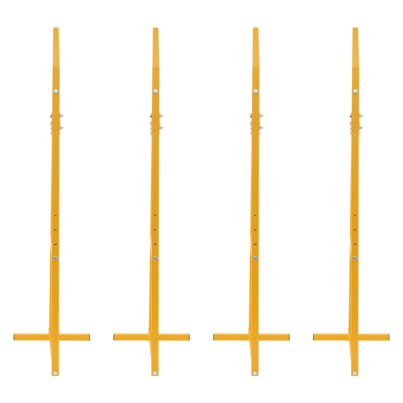 4 Pack Cargo Shipping Container Shelving Shelf Bracket 19″x52″ Universal Yellow