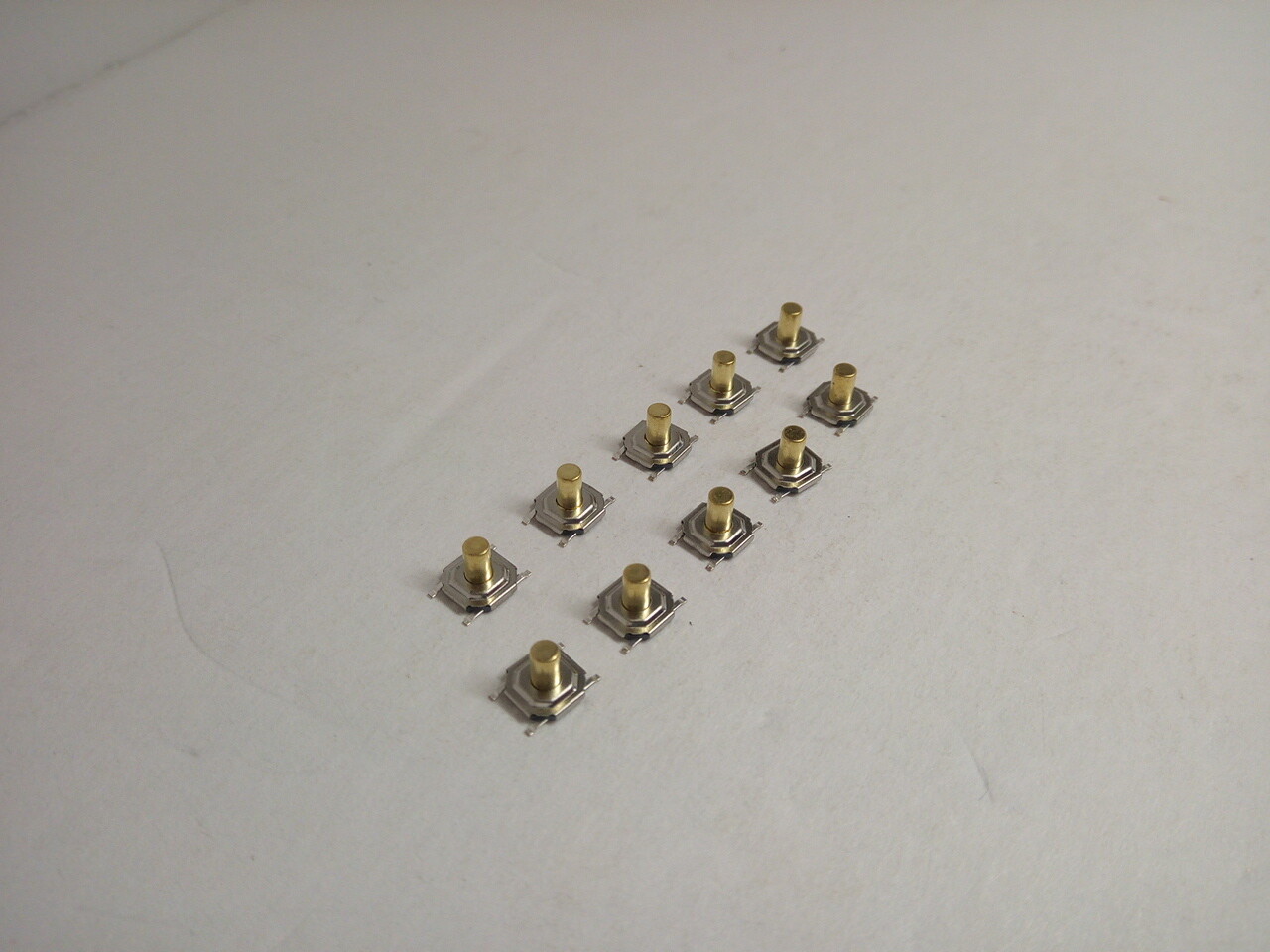 10x Pack Lot 4 x 4 x 4.3 mm Push Touch Tactile Momentary Micro Button Switch SMD