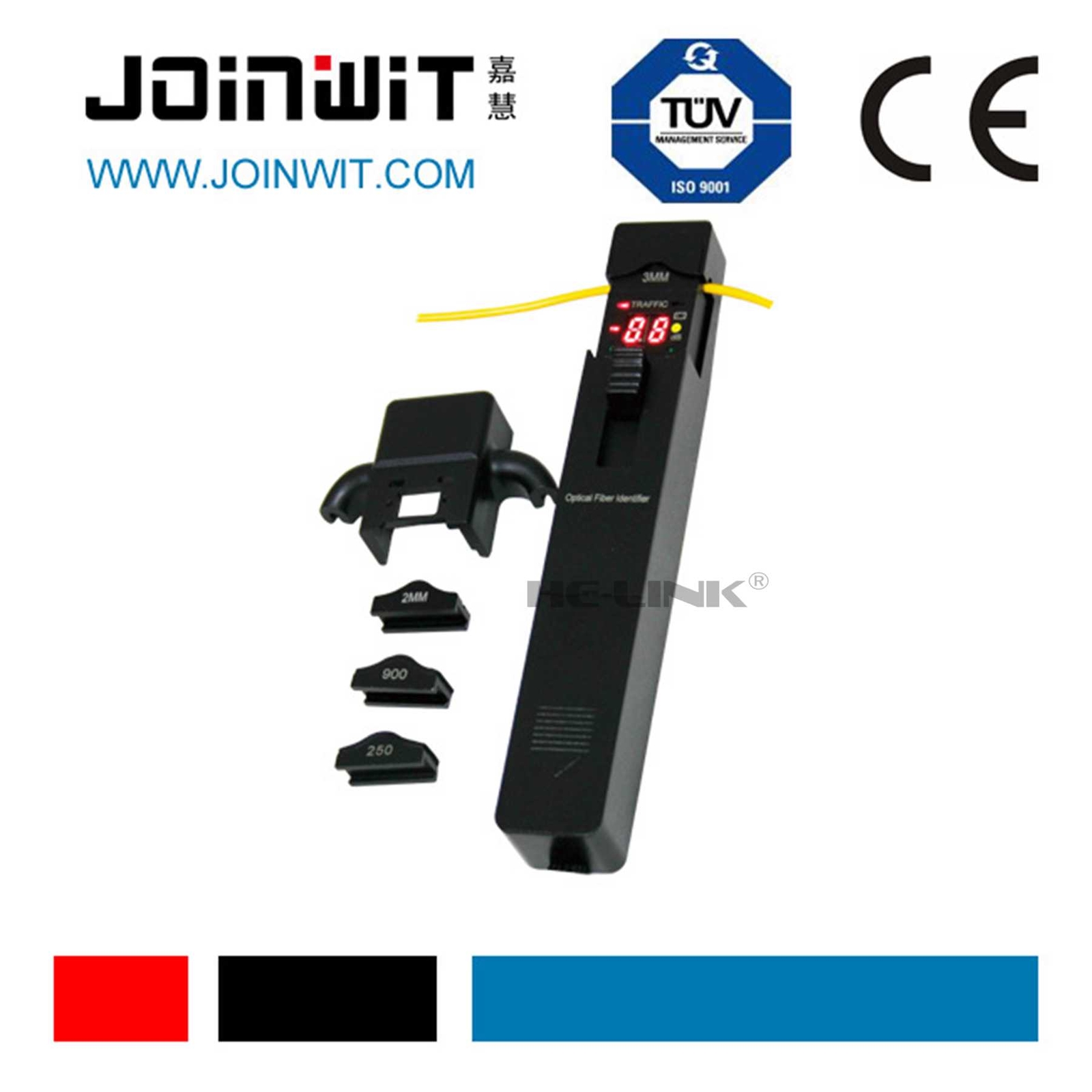 JW3306B High Performance Optical Fiber Identifier Get Fast 800~1700nm