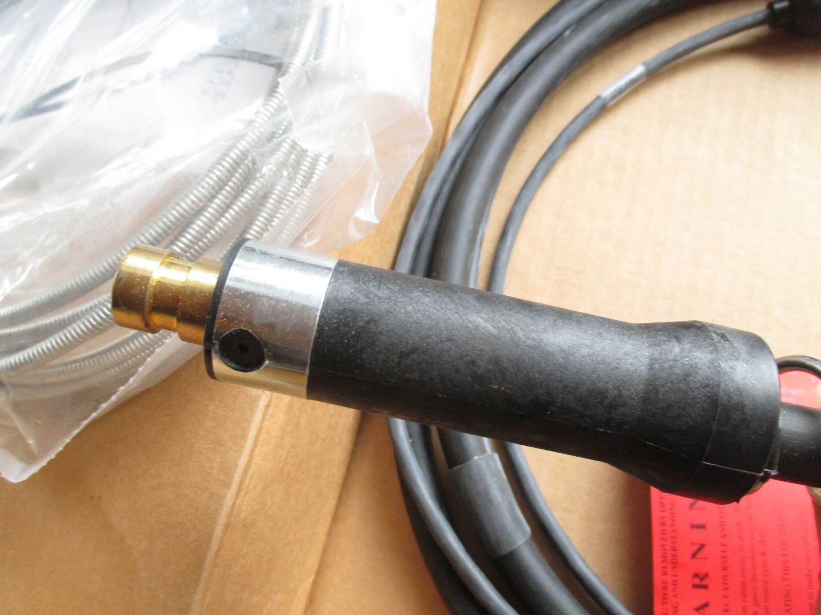New Radnor FCAW-SS Shielded Flux Core Mig Welding Gun. 350A, 10 Feet. 5/64″ Wire