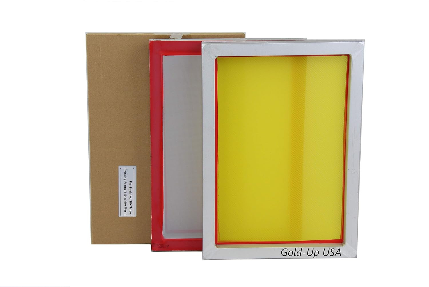Gold up USA Inc Aluminum Screen Printing Screens, Size 10 X 14 Inch Pre-Stretche