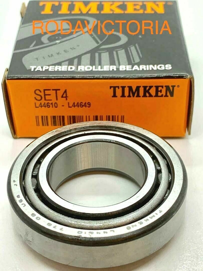 TIMKEN L44649 L44610 1-1/16″ Bore Tapered Roller Bearings Set A4 230-023 481022