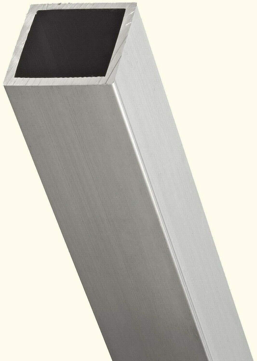 Aluminum Square Tube 7/8 In x 72 In Long 1/16″ Alloy 6063 Wall Tubing Stock NEW