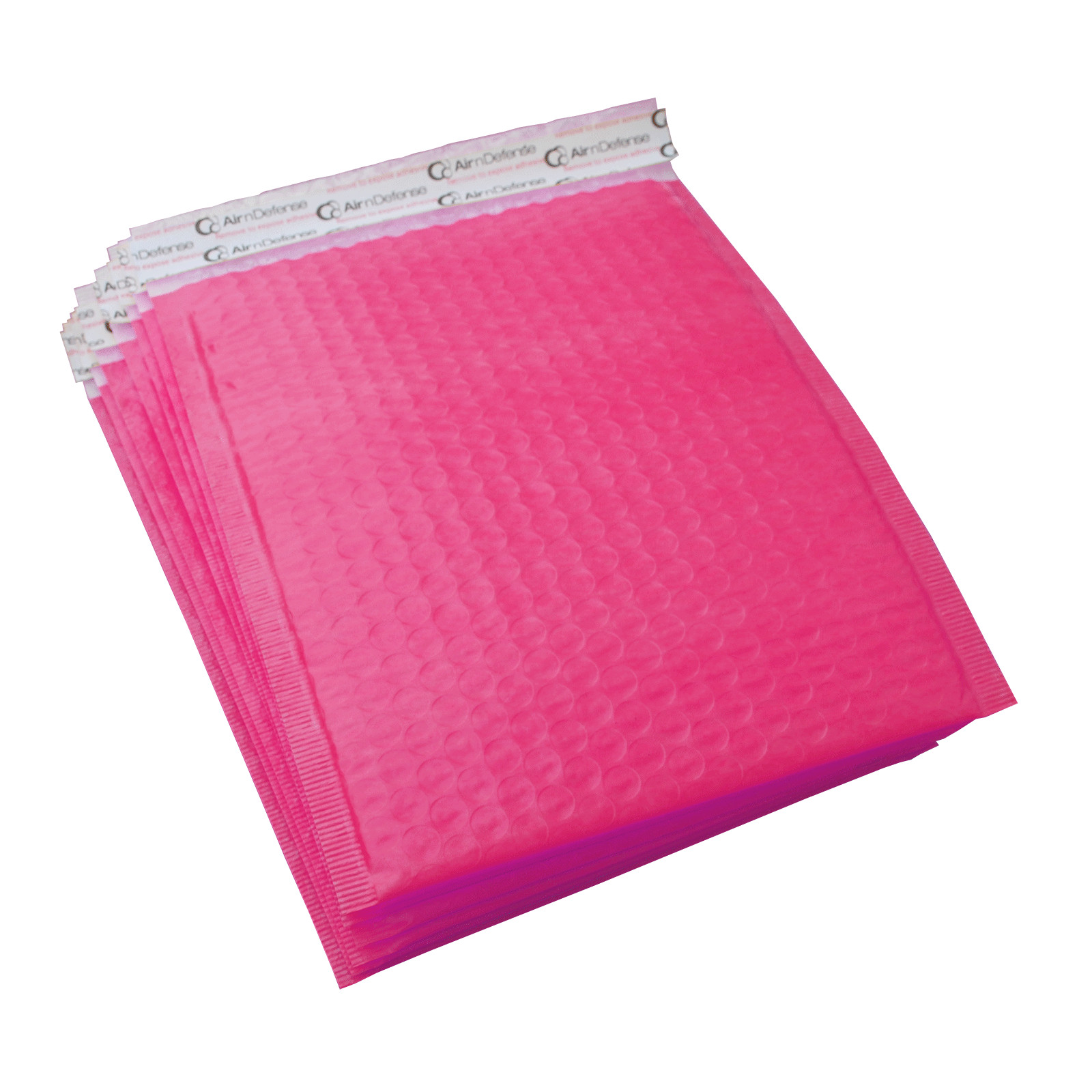 AirnDefense 500 #0 6.5X10″ Pink Poly Bubble Mailers Shipping Padded Envelope