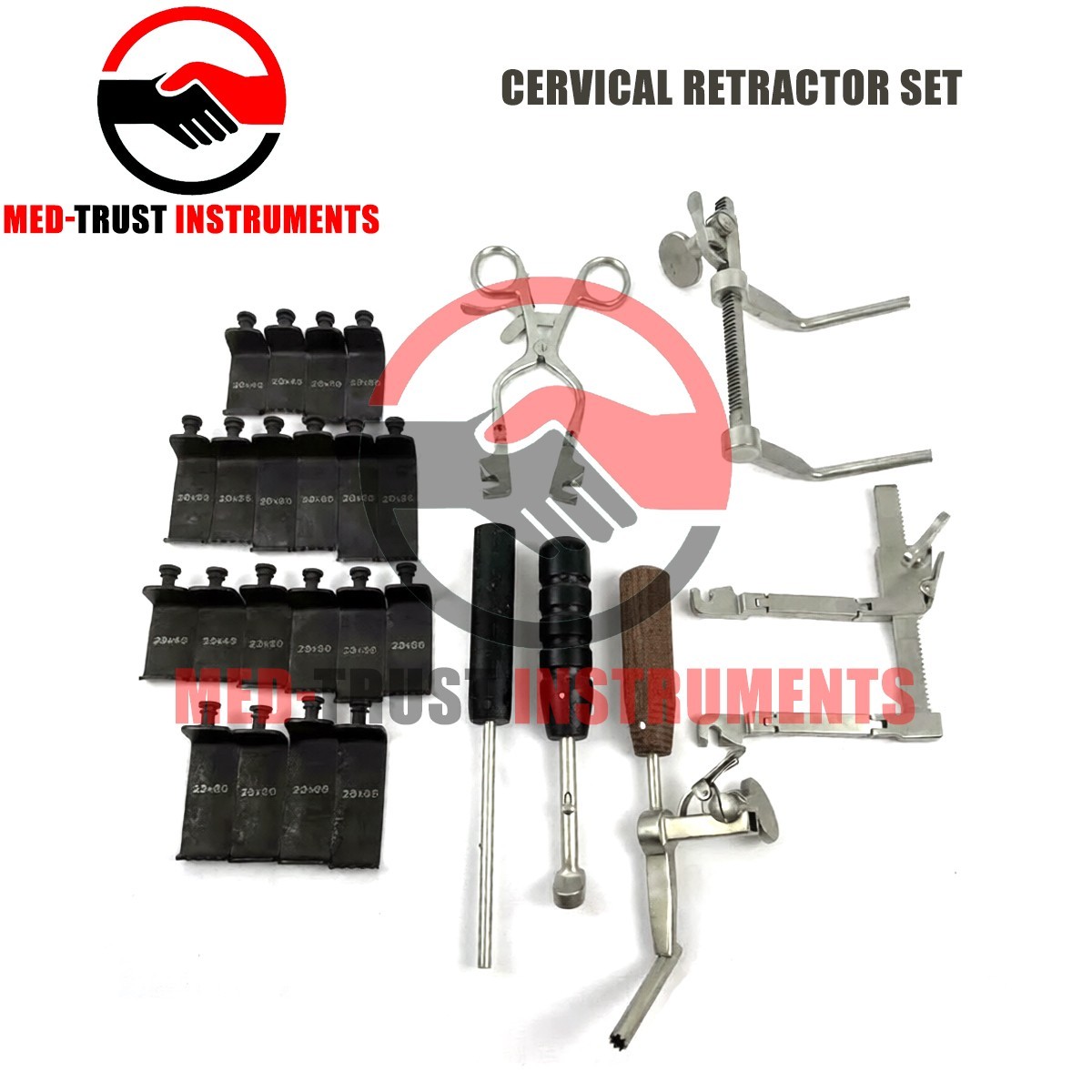 Cervical retractor complete set Neuro spine orthopedic instruments Best Quality