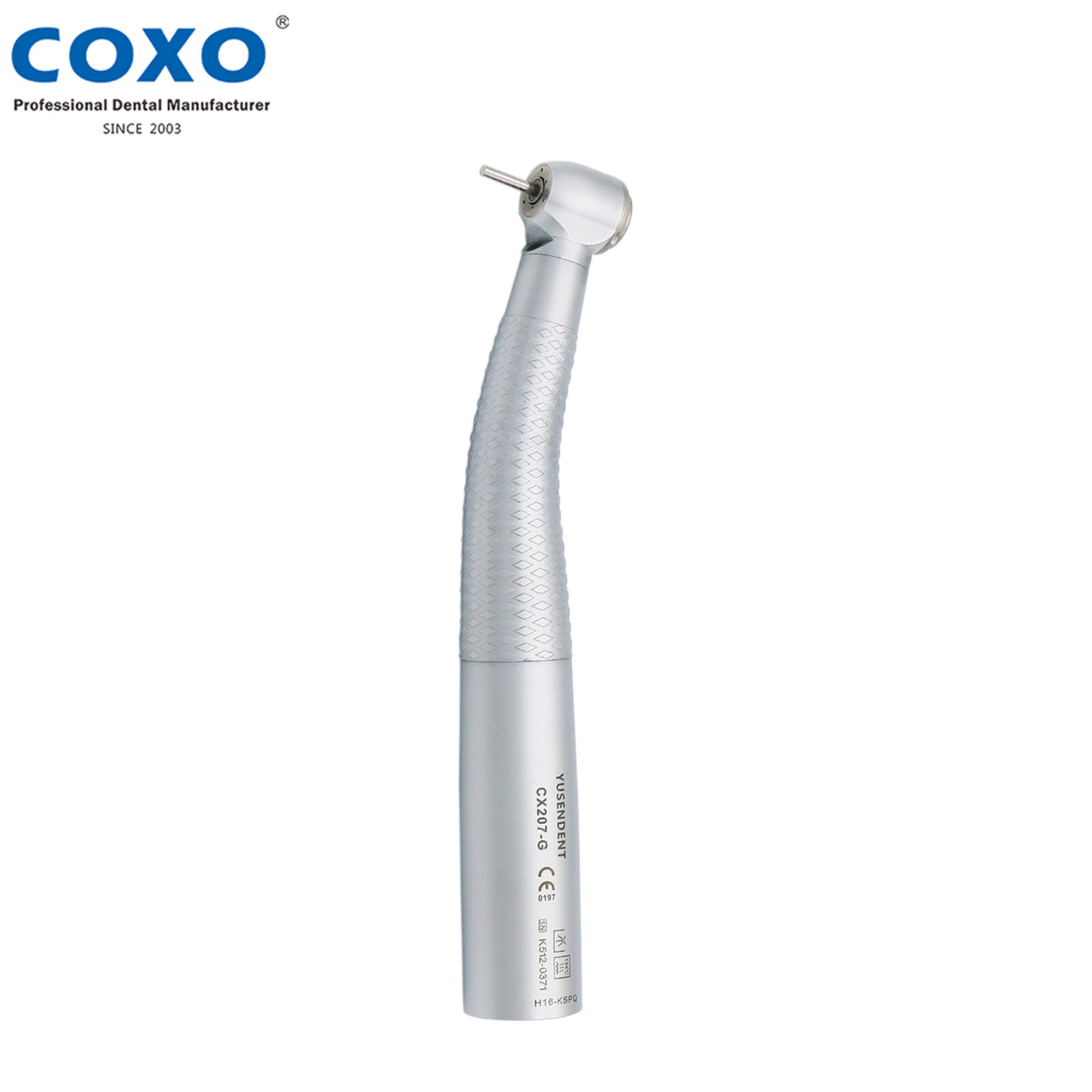 COXO Dental High Speed Fiber Optic LED Handpiece fit KaVo 6 Hole LED Coupler