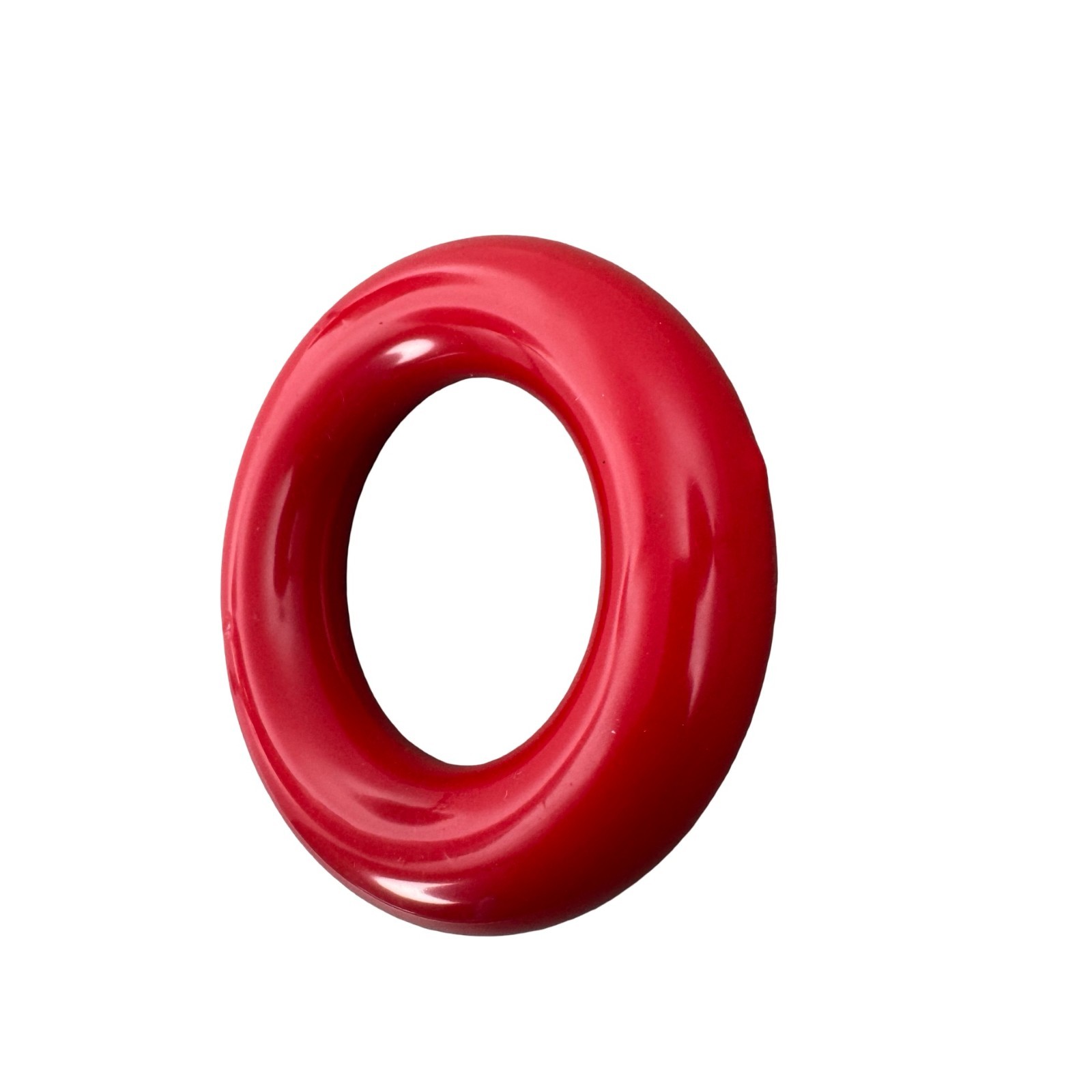Red Vinyl-Coated Lead Ring Flask Weight for Laboratory Beakers/Flasks 10cm