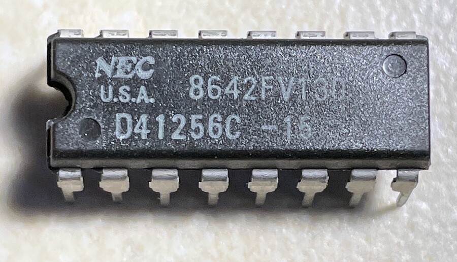 NEC D41256C-15 41256 256K Dynamic RAM