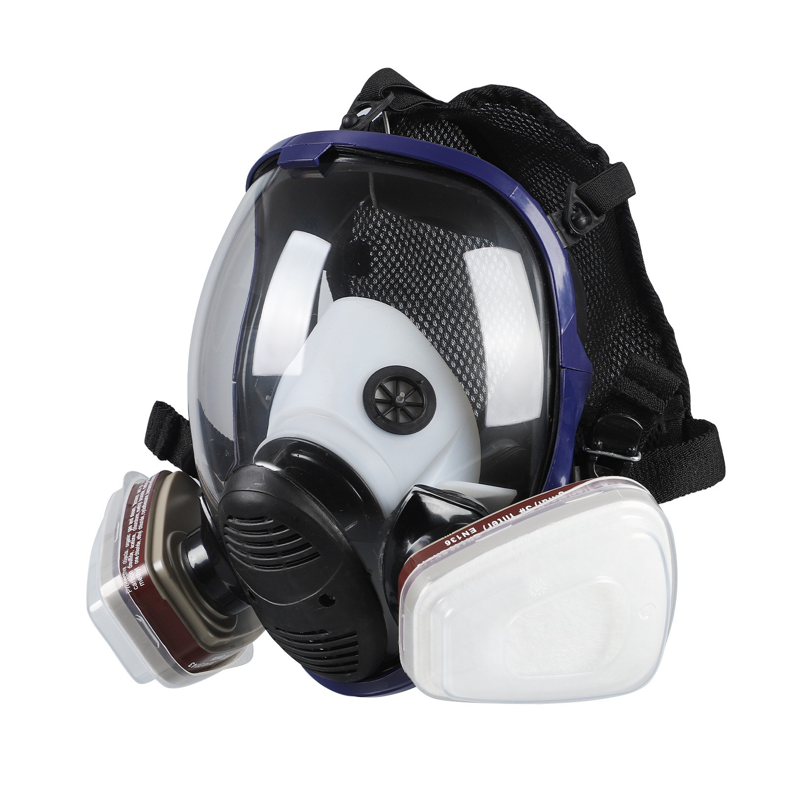 15 in 1 Full Face Gas Mask Respirator Safety Painting Spraying Facepiece 6800