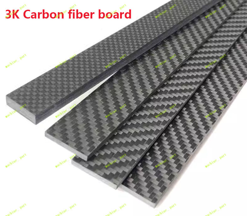 1pc 3K Carbon fiber board plate sheet panel 1mm 1.5mm 2mm Thicken