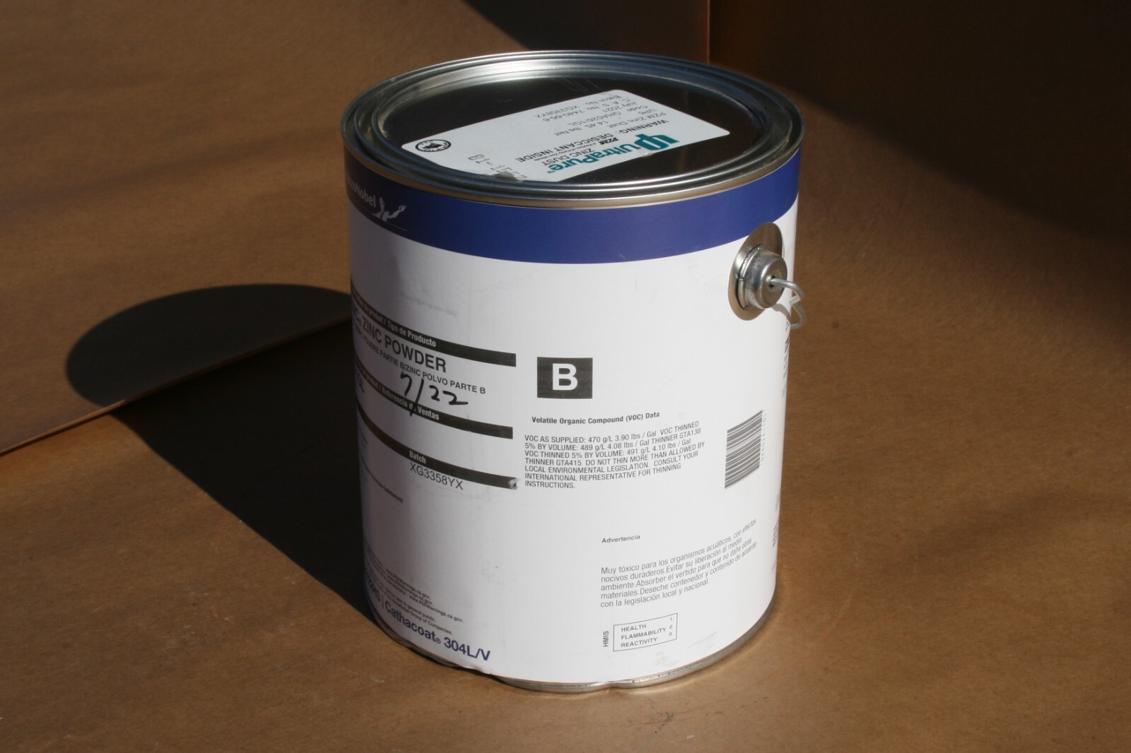 AkzoNobel Inorganic Zinc Powder Part B QHA526 1GL
