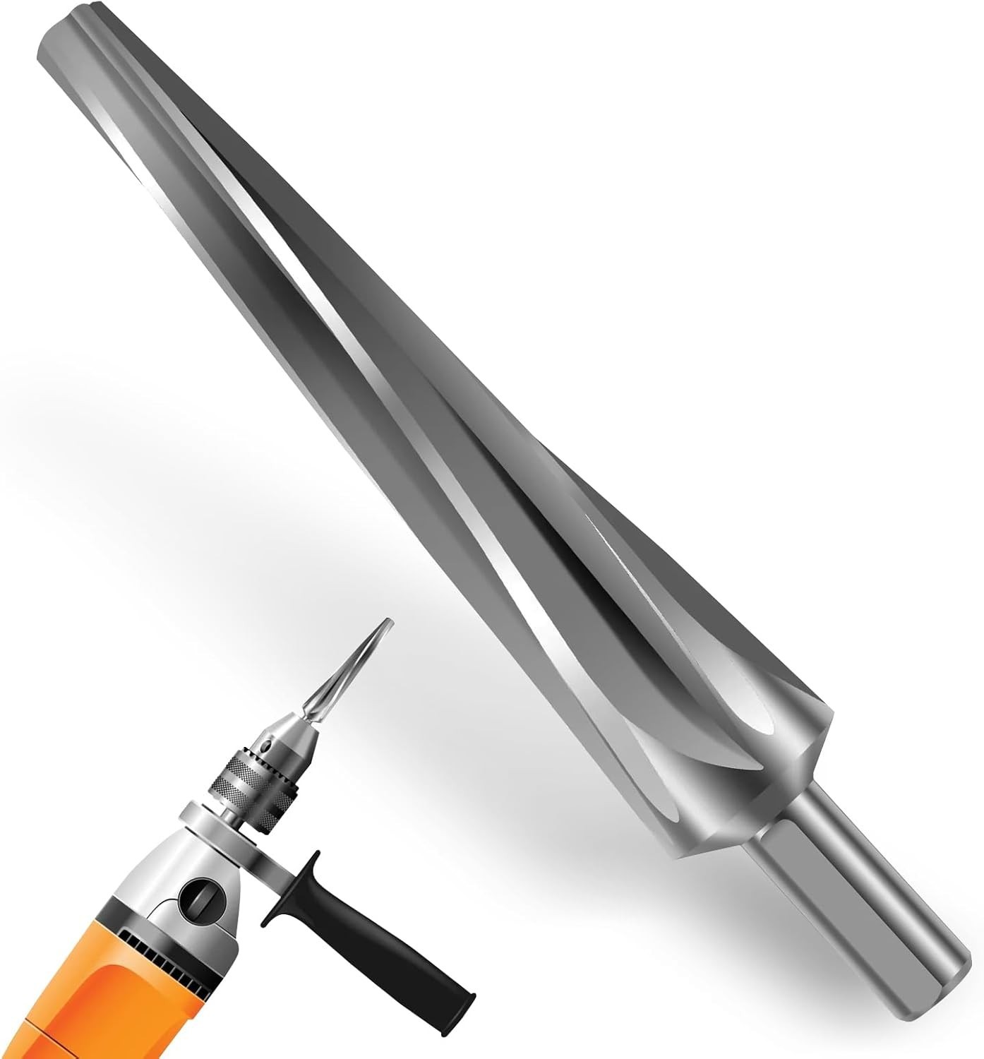 7 Degree Ball Joint Tapered Reamer 6542 Multi-Use Shank Drilling Tools 1-1/2