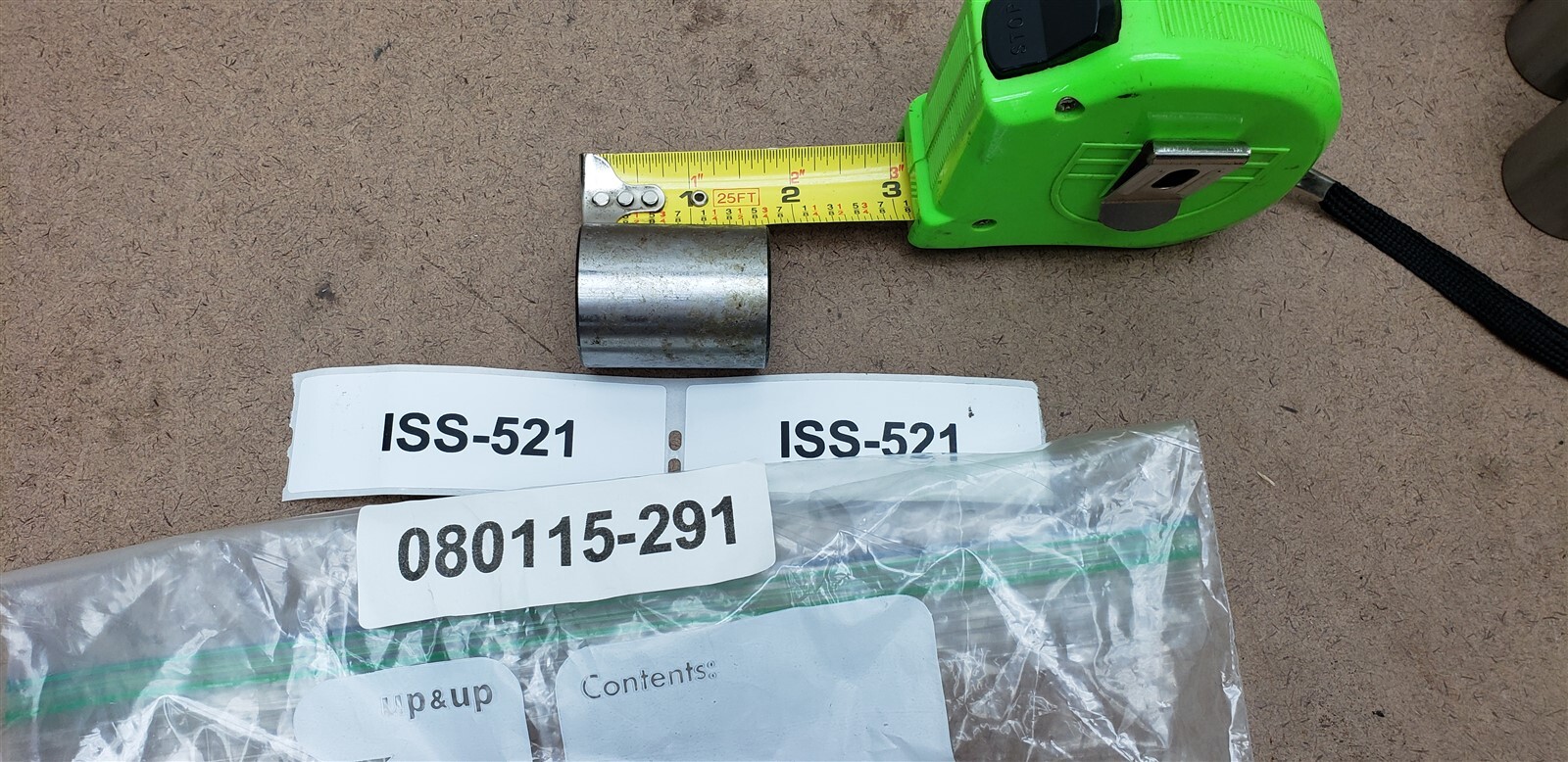 1″ ID Eccentric Spring Steel Split Bushing 1.33″ OD 1.72″ T Manurhin 490-544