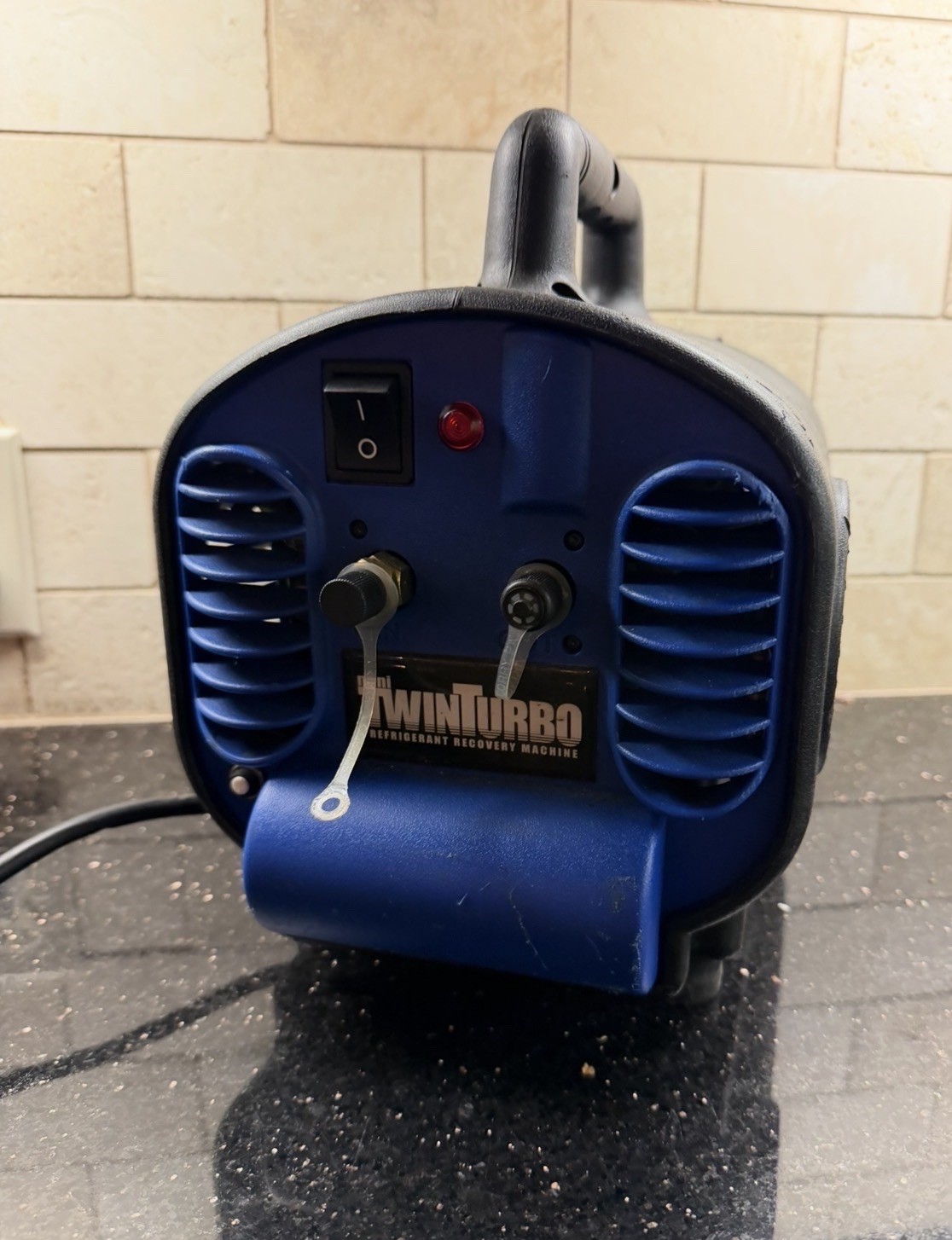 MASTERCOOL MINI TWIN TURBO REFRIGERANT RECOVERY MACHINE 69400 1/2 HP