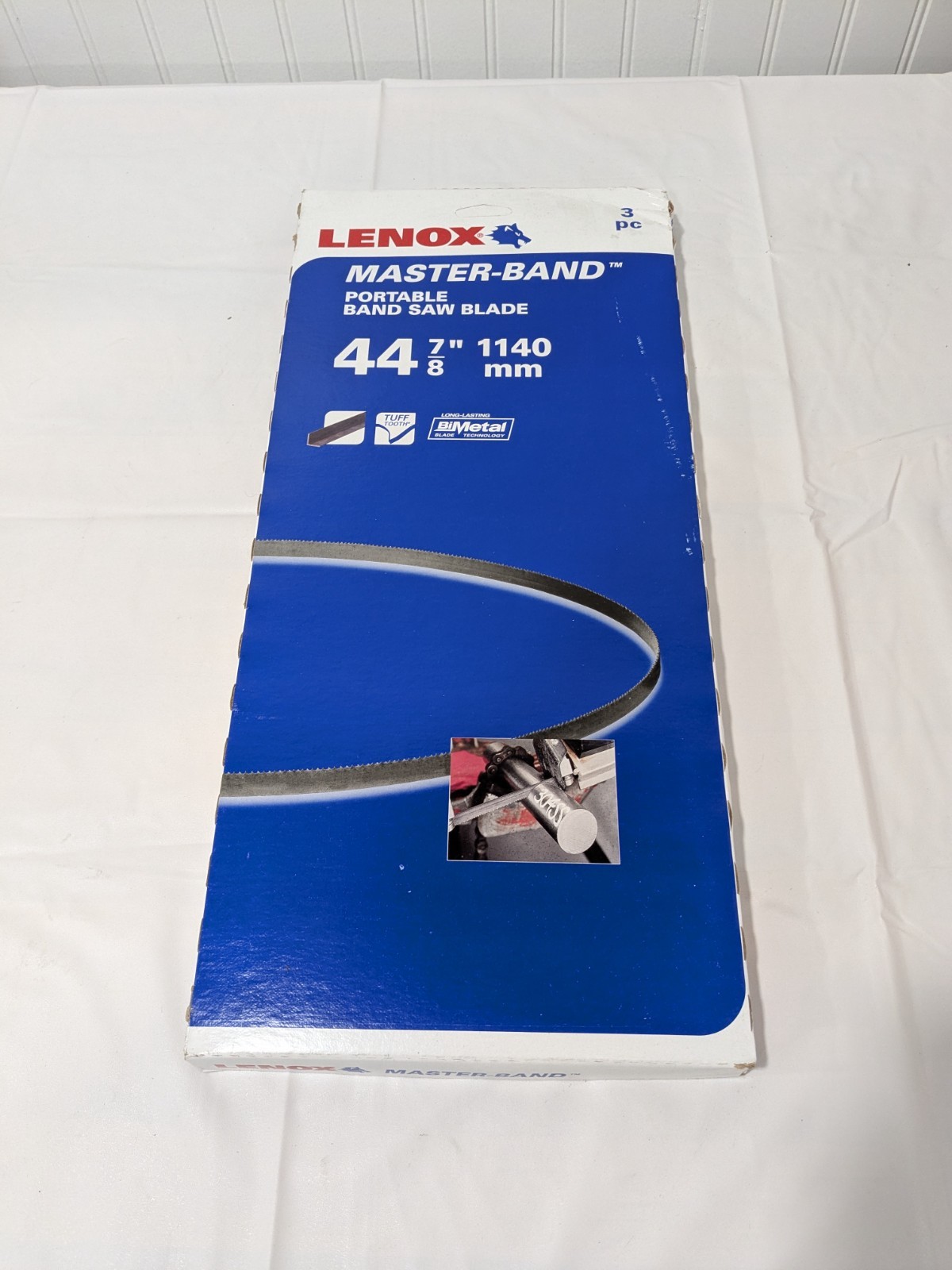 LENOX Portable Bandsaw Blade: 1/2″ W, 0.023″ Thick, 14-18 TPI 3PK 8011238EW1418
