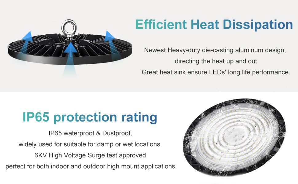 100W UFO Led High Bay Light Shop Industrial Commercial Factory Warehouse Fixture