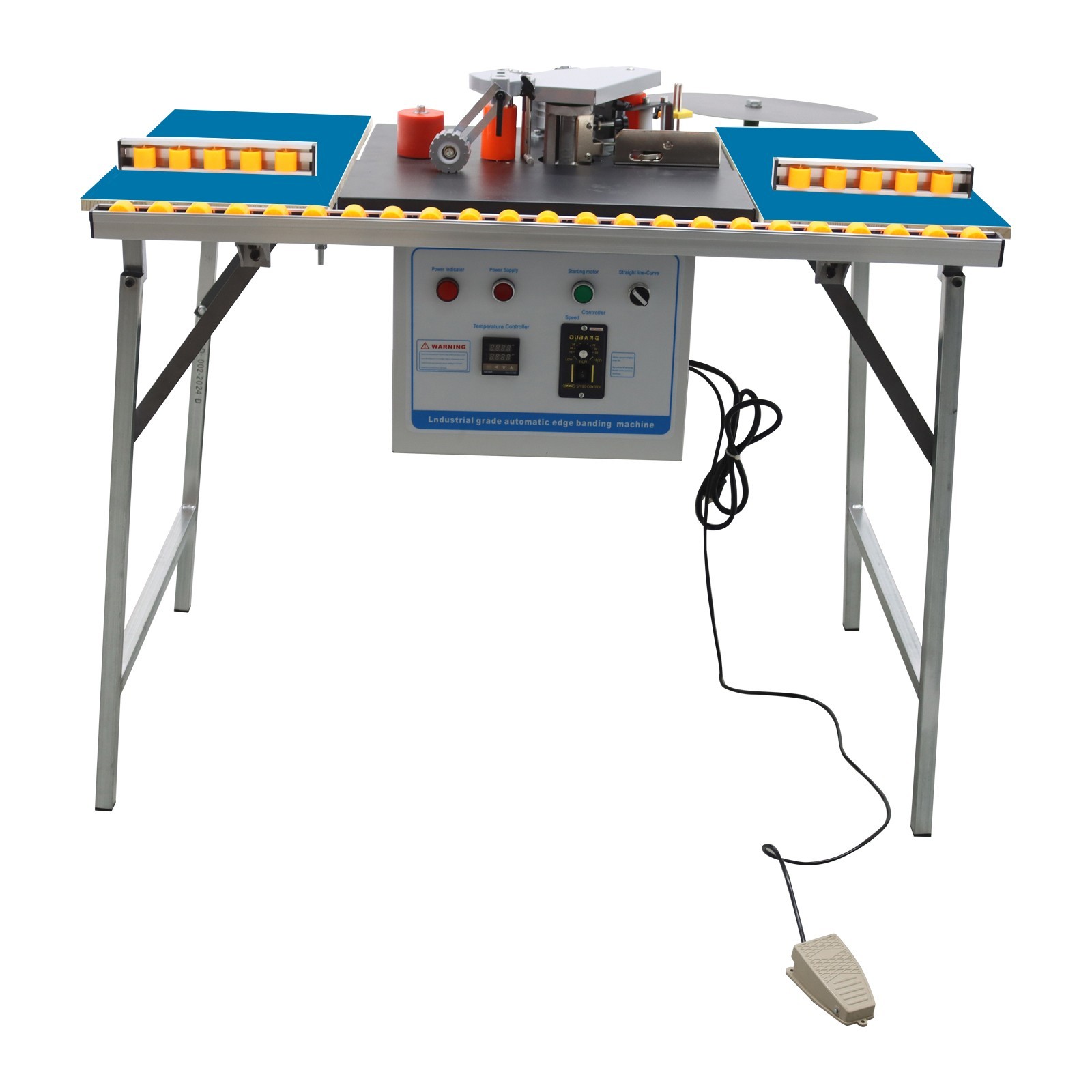 USED! Automatic Straight/Curve Edge Banding Machine With Stand Platform 110V