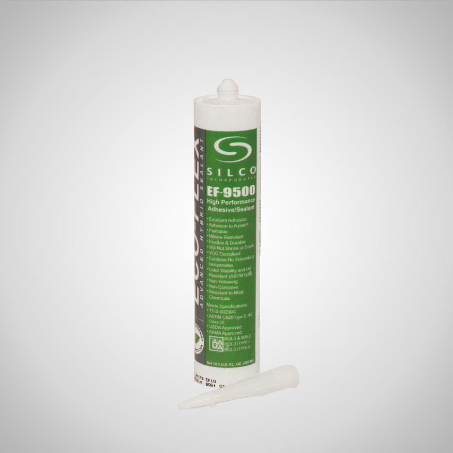 Eco Flex EF9500 High Performance Hybrid Sealant/Adhesive Case of 24, WHITE