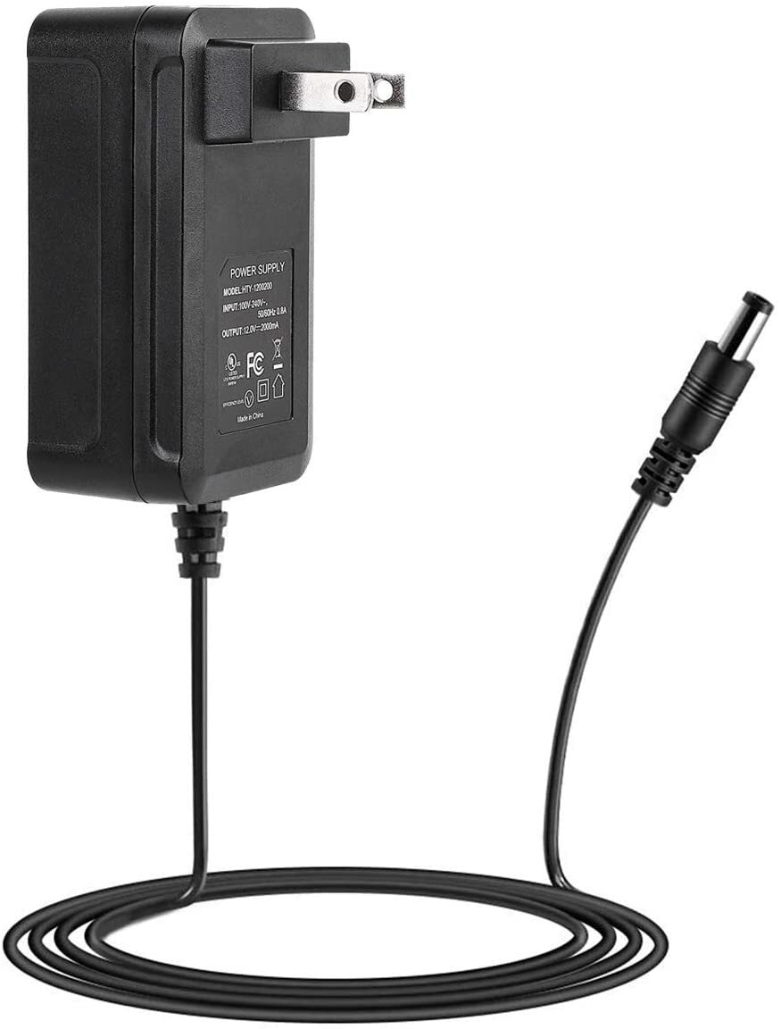 AC 110-220V to DC 12V 2A 24W Power Supply Adapter Transformer Jack 5.5mm X 2.1mm