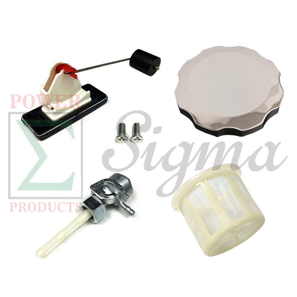 Fuel Tank Cap Fuel Valve Strainer Gauge For Predator 212cc 3500W 4375W Generator