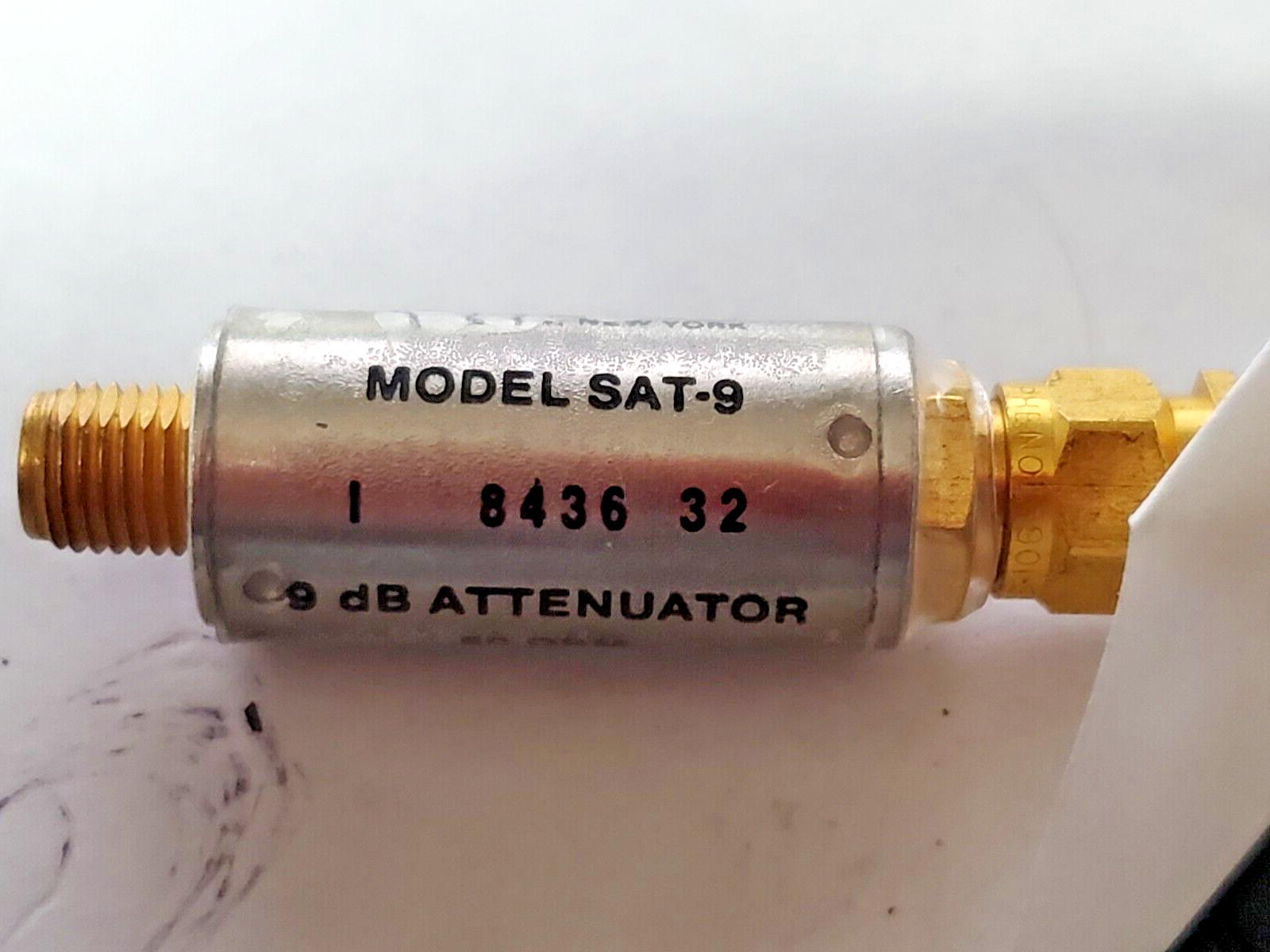 Mini-Circuit Mod. SAT-9 Attenuator 9dB 50Ω SMA (M,F) DC-1500 MHz