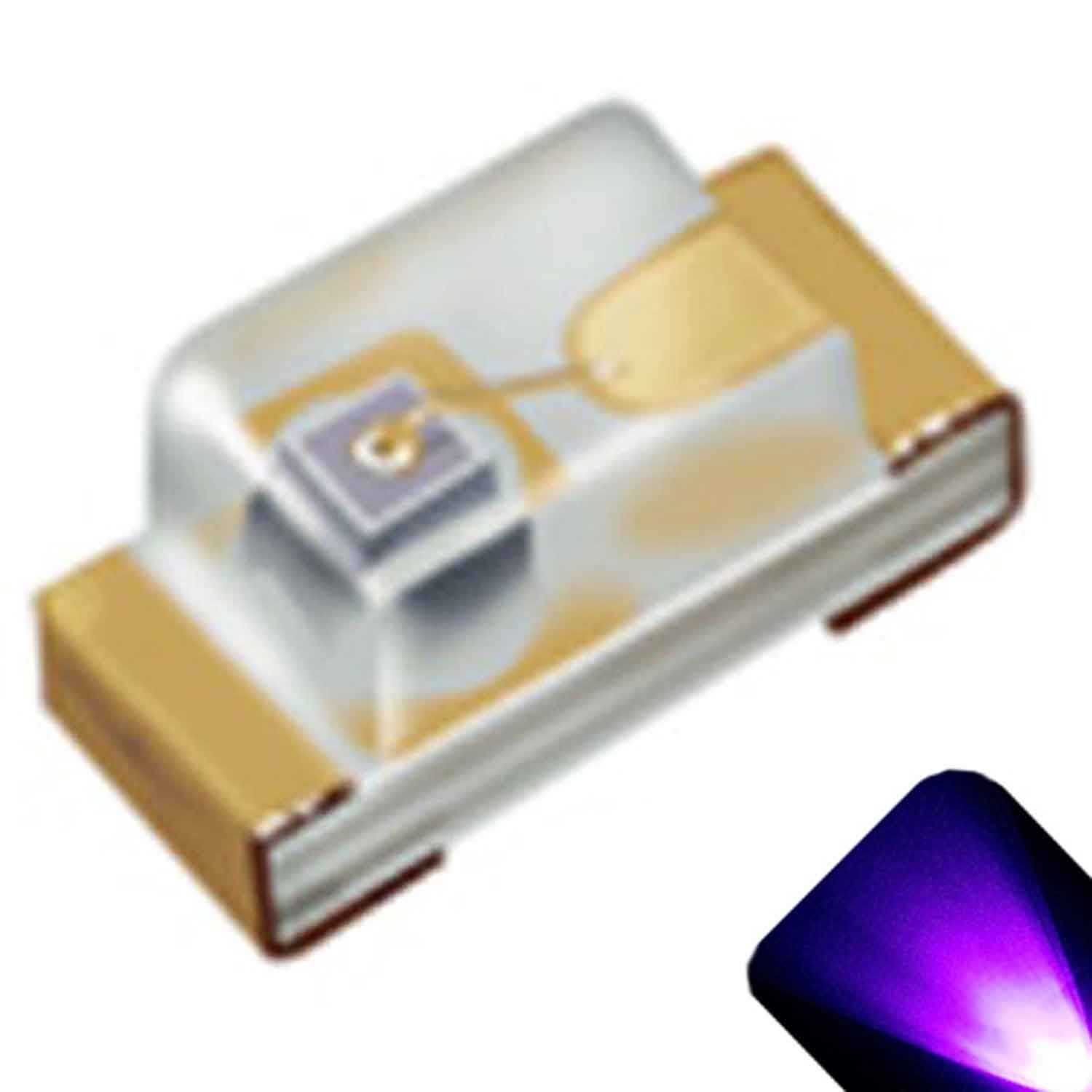 50 x LED 0603 UV Purple SMD LEDs SMT Lights Super Ultra Bright Xbox Car Models R
