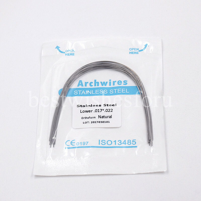 Dental Orthodontic Stainless Steel Arch Wire Rectangular Square/Ovoid/Natural