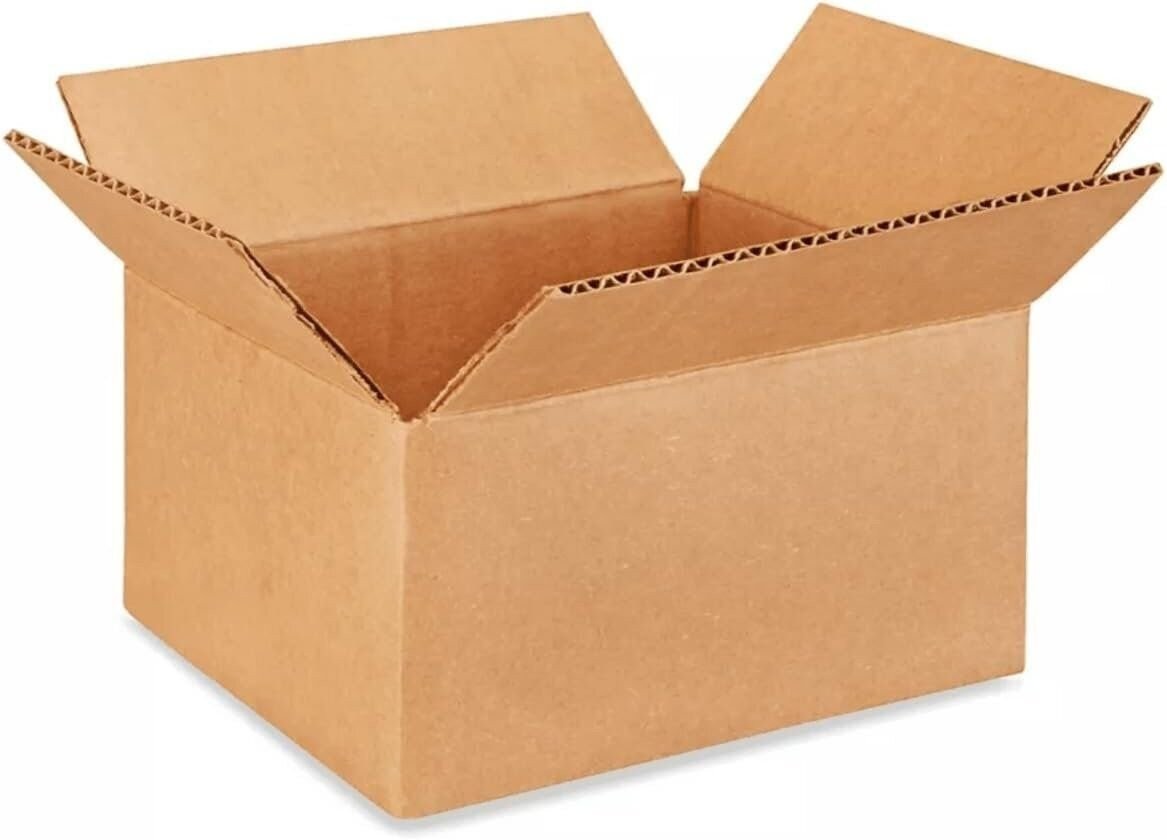50 8x6x4 Cardboard Paper Boxes Mailing Packing Shipping Box Corrugated Carton