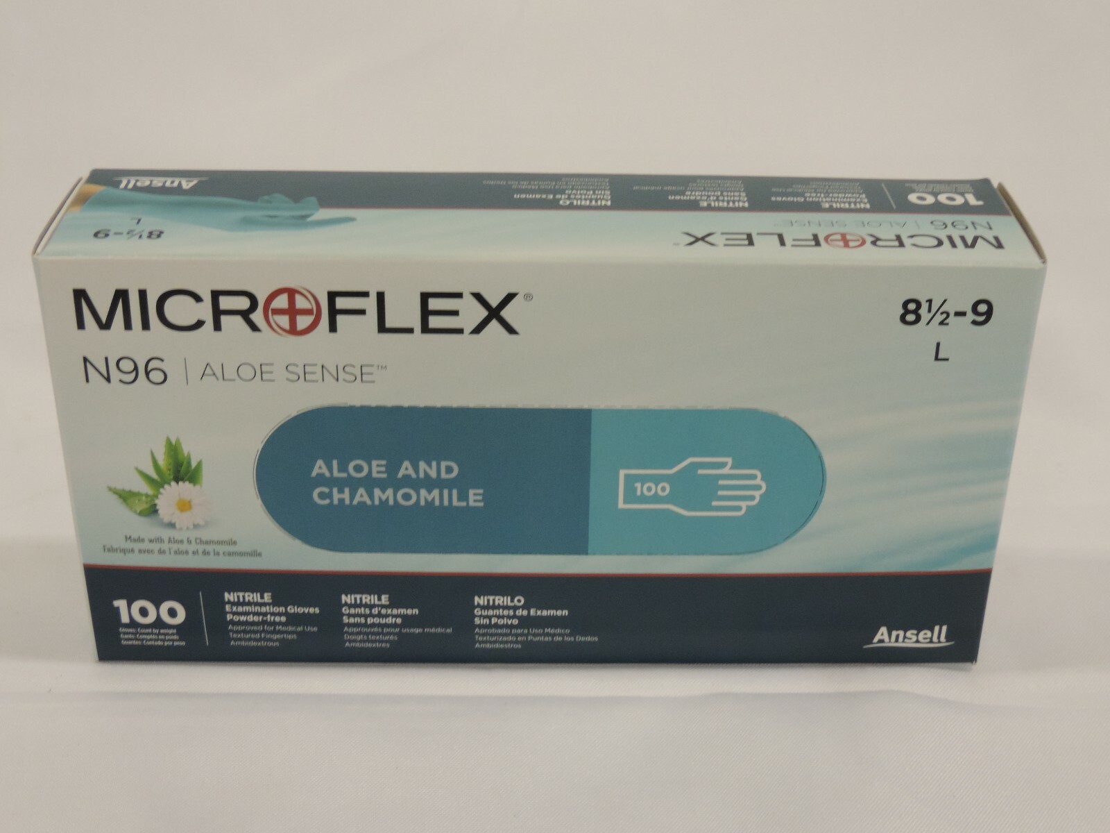Nitrile Gloves, 3.5Mil, MICROFLEX, Aloe Sense, P/F, Medium, Large, XL 1,000/Case