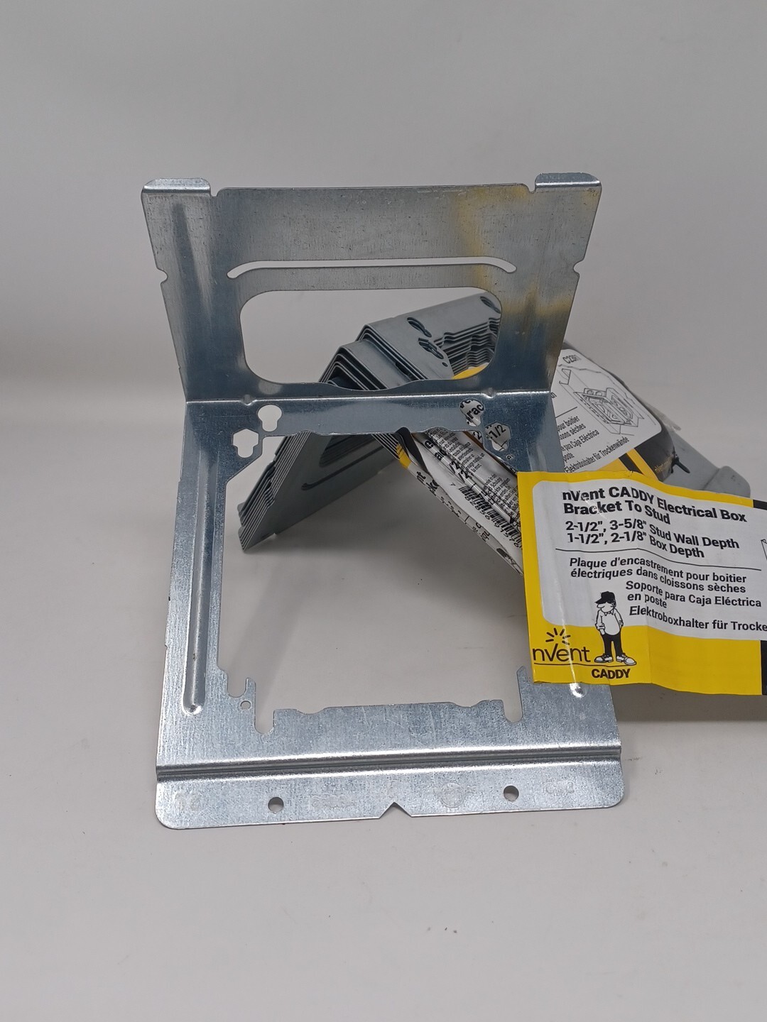 nVent Caddy Electrical Box Bracket To Stud 2-1/2″ x 3-5/8″ Wall Depth ( 14PK )