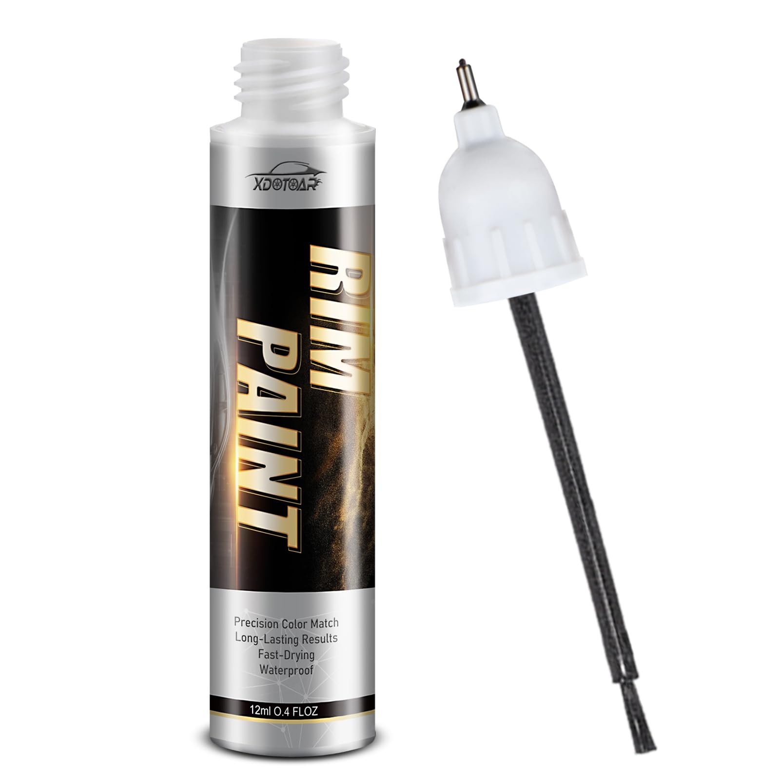 Dark Gun Gray Rim Touch Up Paint, Efficient Car Wheel Scratch Repair for Tesl…