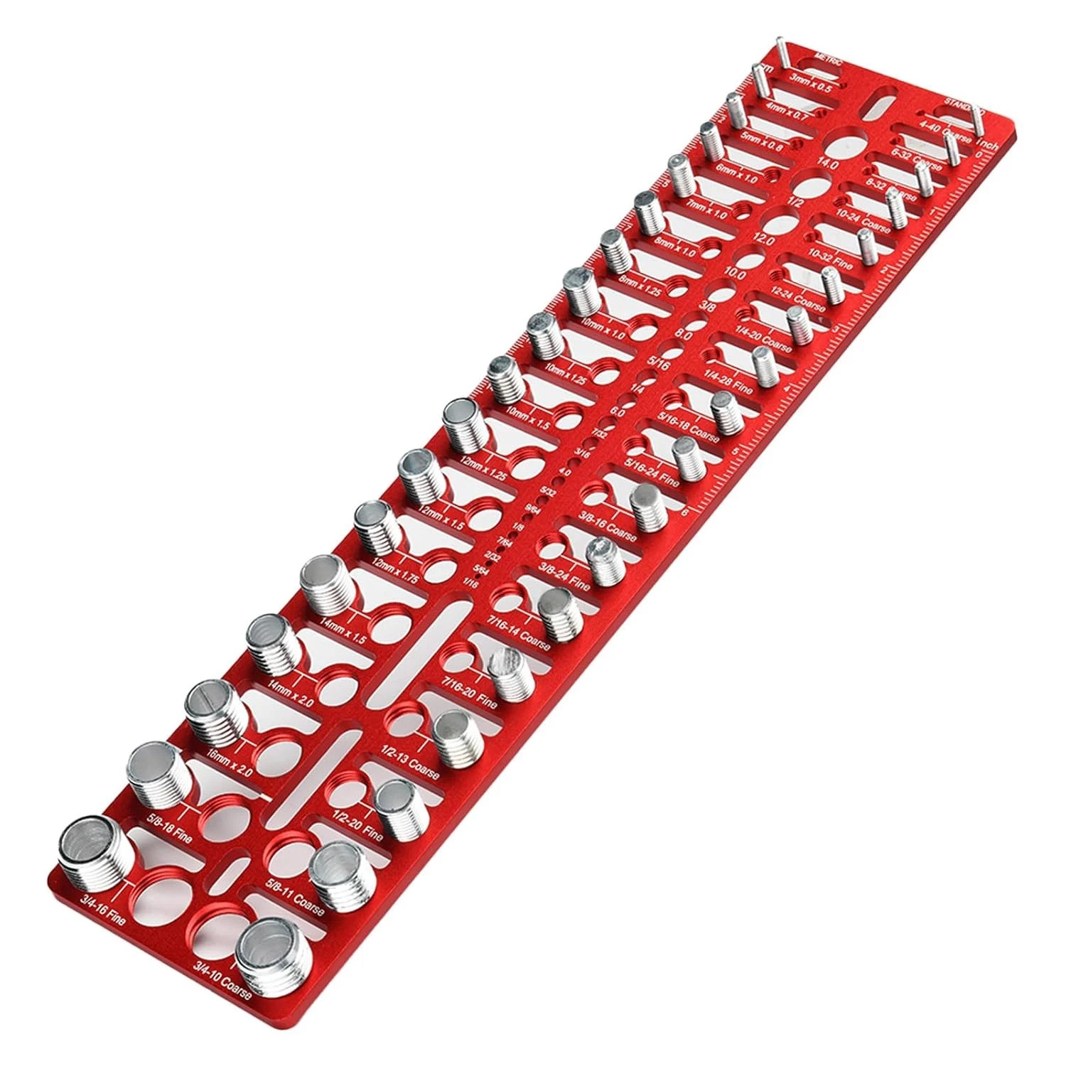 55 Nut and Bolt Thread Checker Thread Checker Standard and Metric