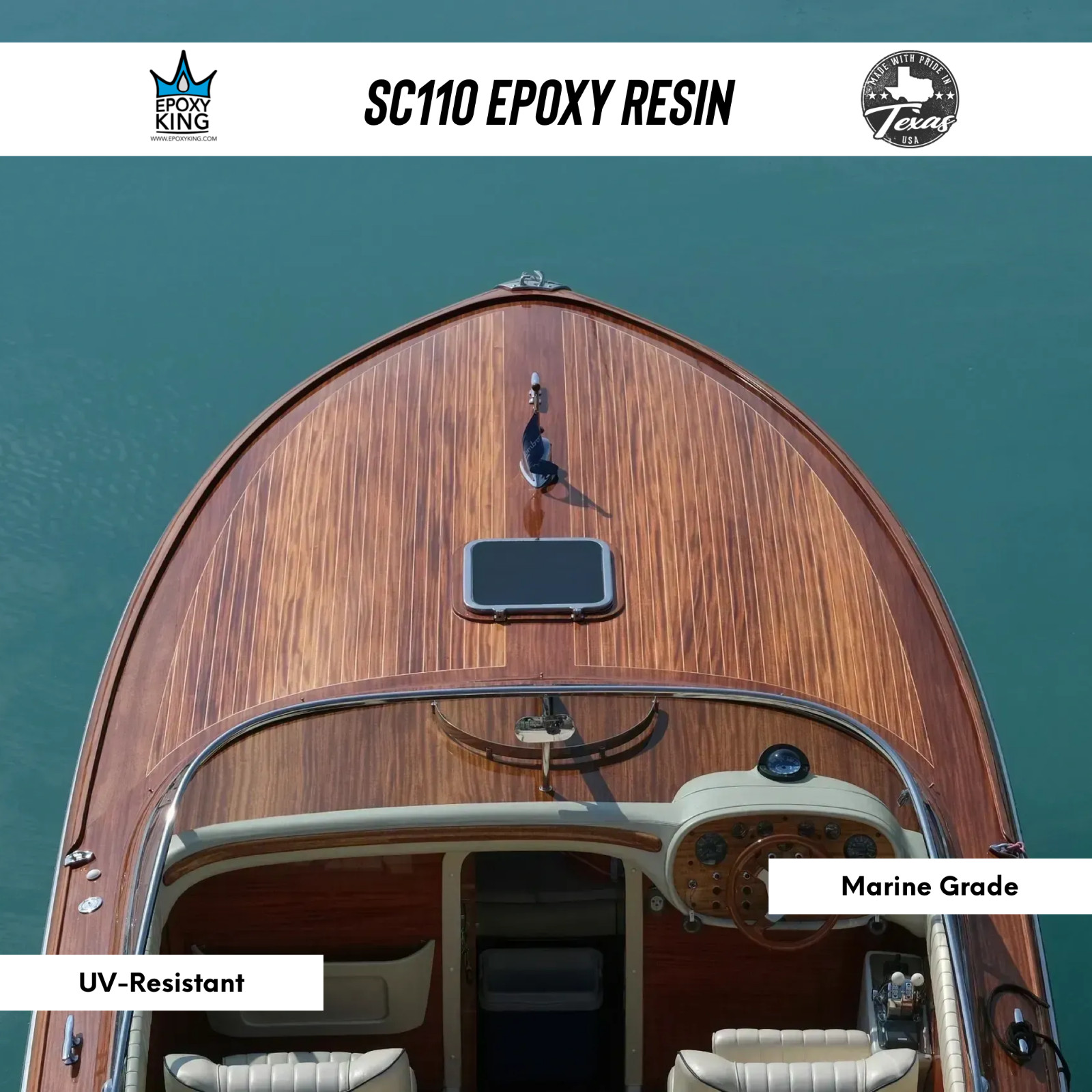 EPOXY RESIN 15 GALLONS * CLEAR * UV RESISTANT * LAMINATING * FIBERGLASS * BOAT