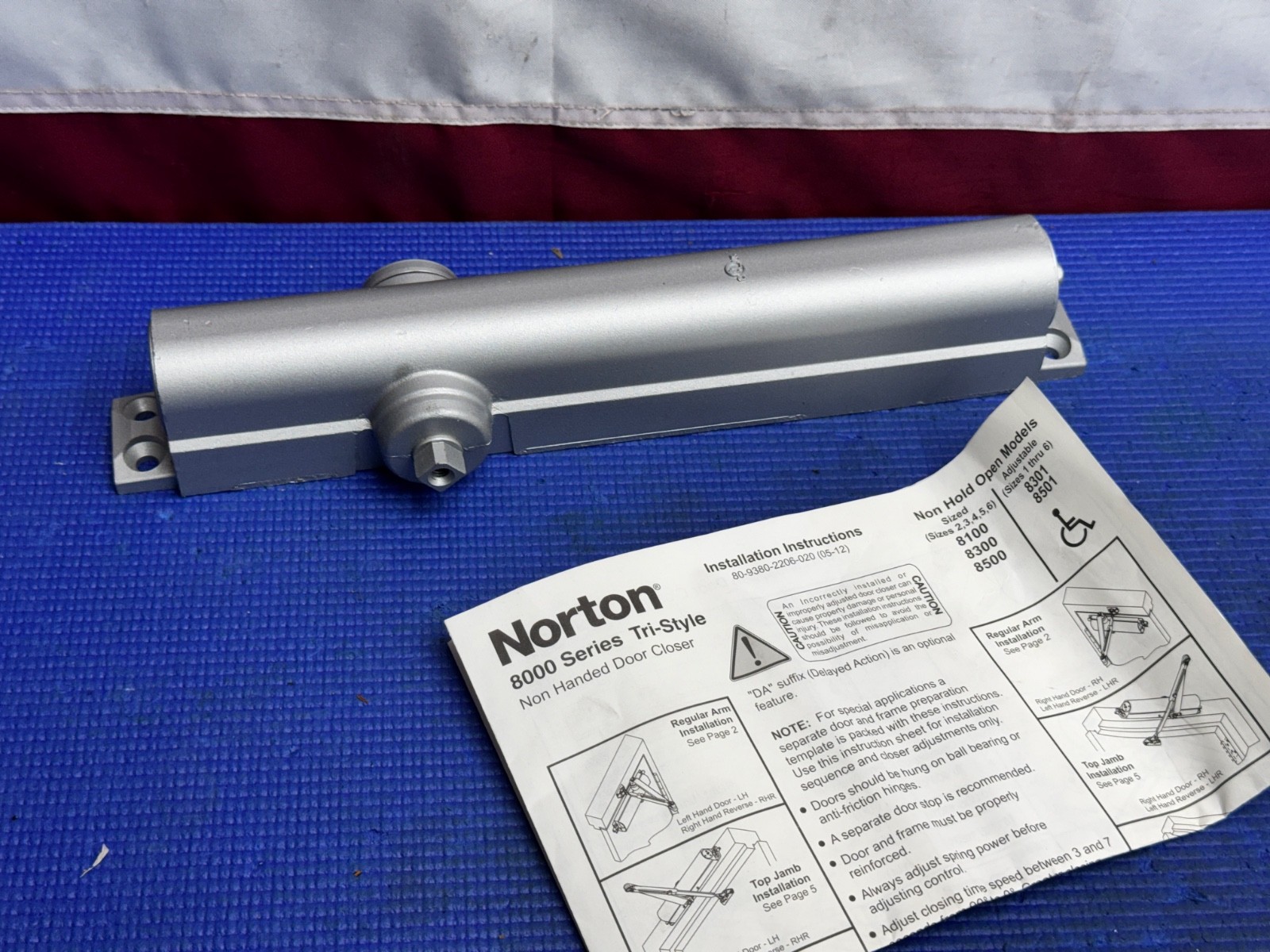 Norton 8501 689 8500 Series Door Closure, Tri-Style Replacement Part CLOSER BODY
