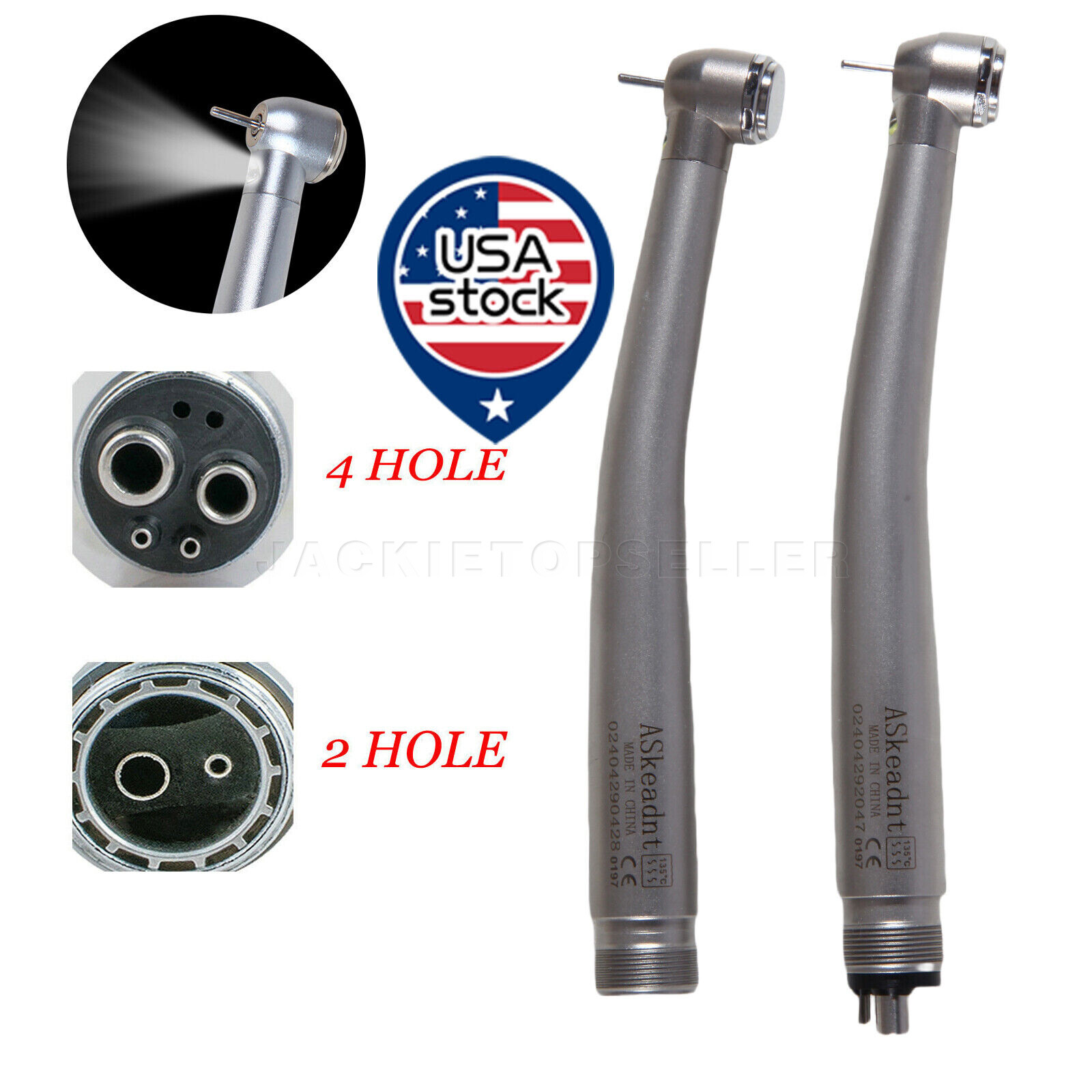 KaVo Style Dental Fiber Optic LED E-generator High Speed Handpiece Turbine 4H/2H