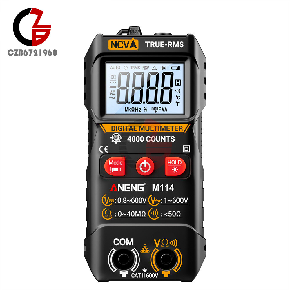 ANENG Digital Multimeter Automatic Voltmeter NCV Resistance Electrician Tester