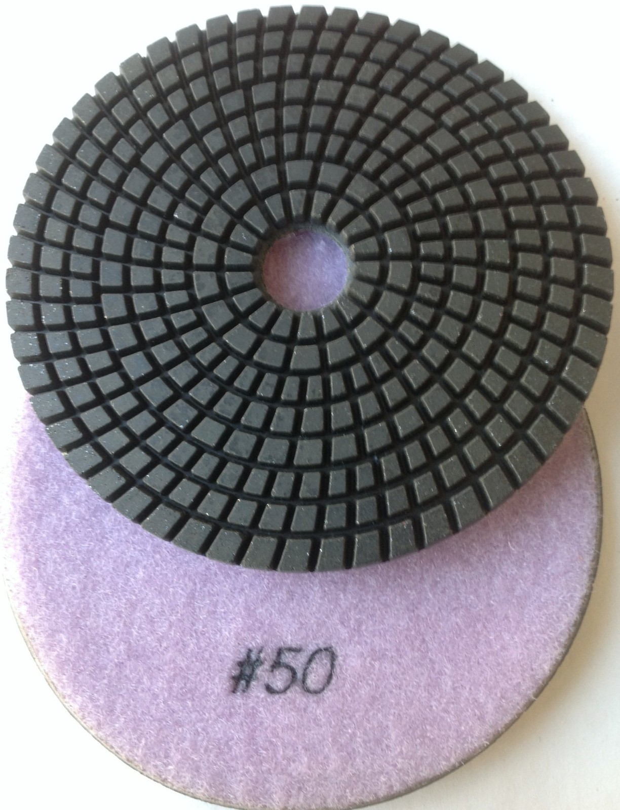 5 inch Diamond Polishing Pads WET 50-8000 Grit Granite Marble Stone Concrete