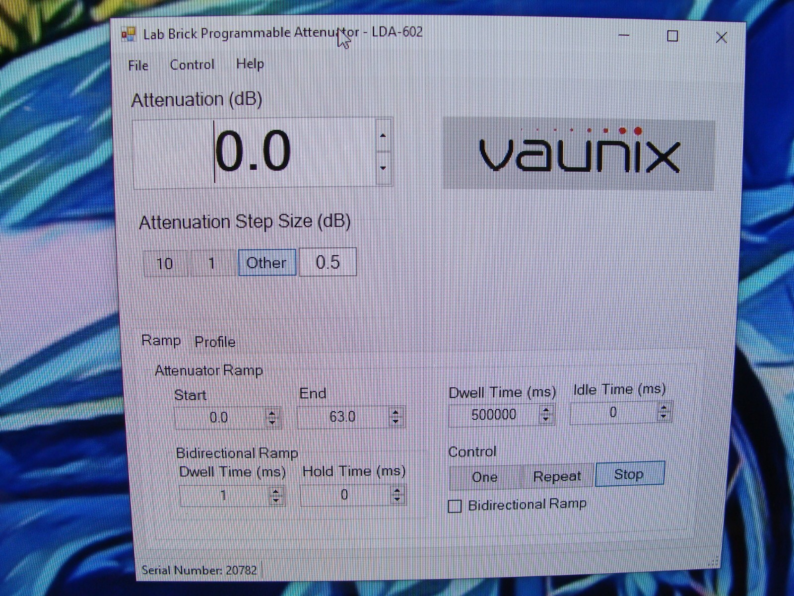 Vaunix Lab Brick Digital Attenuator LDA-602 50Ω, 6MHz – 6GHz, 63 dB, .5 dB Steps