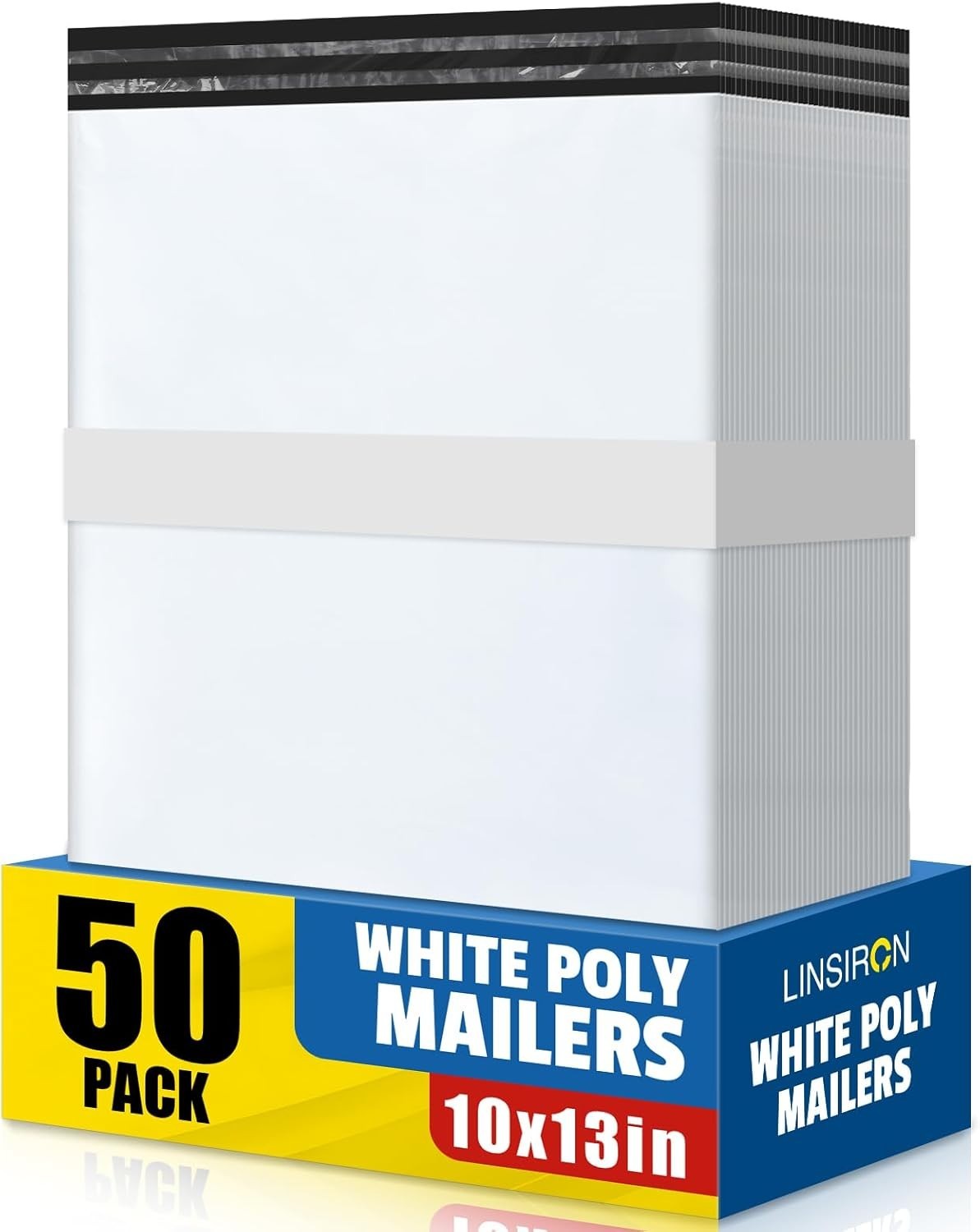 50 Pcs Poly Mailers Shipping Bags 10×13 Inch Packaging Clothes Polymailers