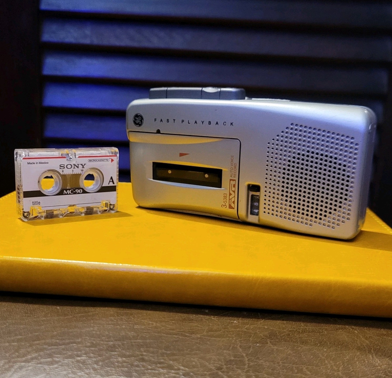 GE Voice Recorder 3-5383A & Sony Micro-cassette Working AVR Fast Playback