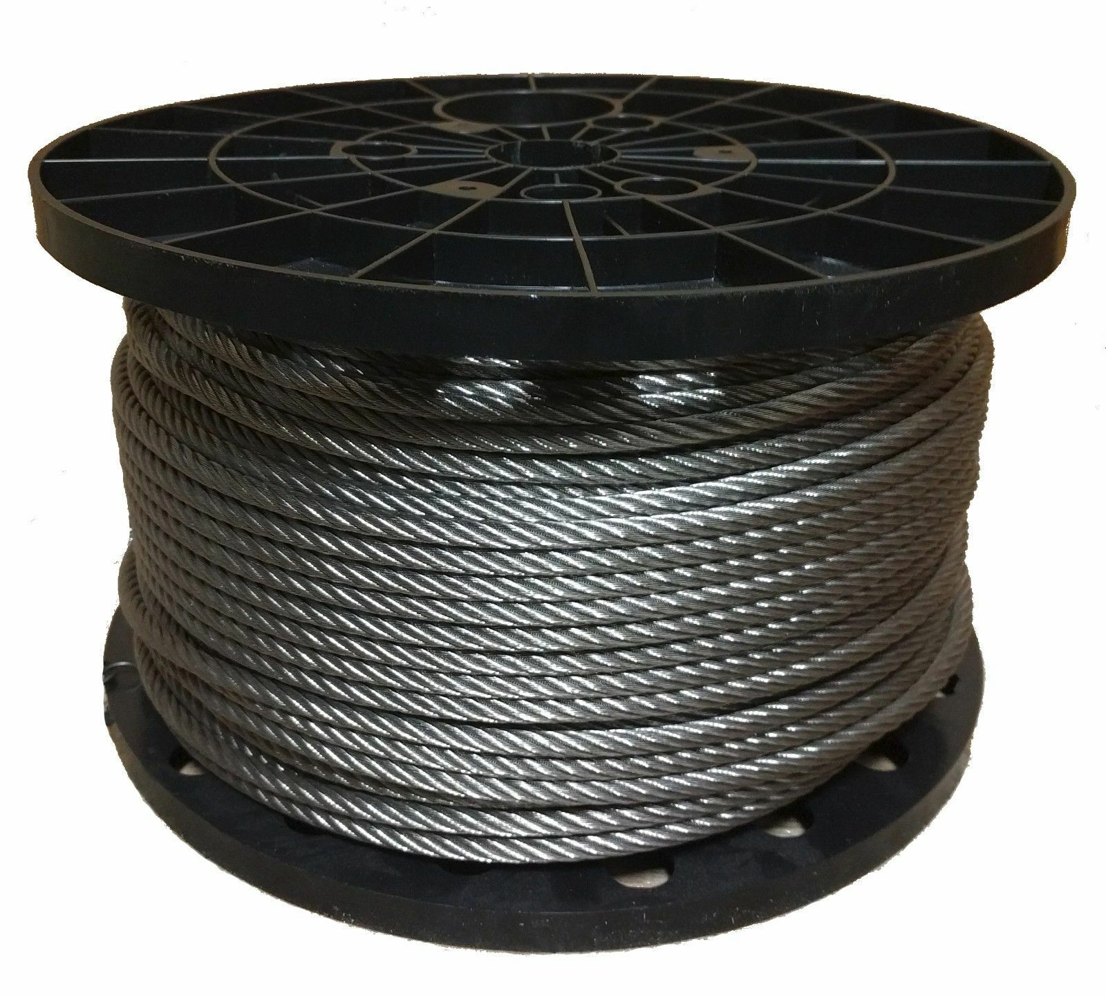 5/16″ Stainless Steel Aircraft Cable Wire Rope 7×19 Type 304 (250 Feet)