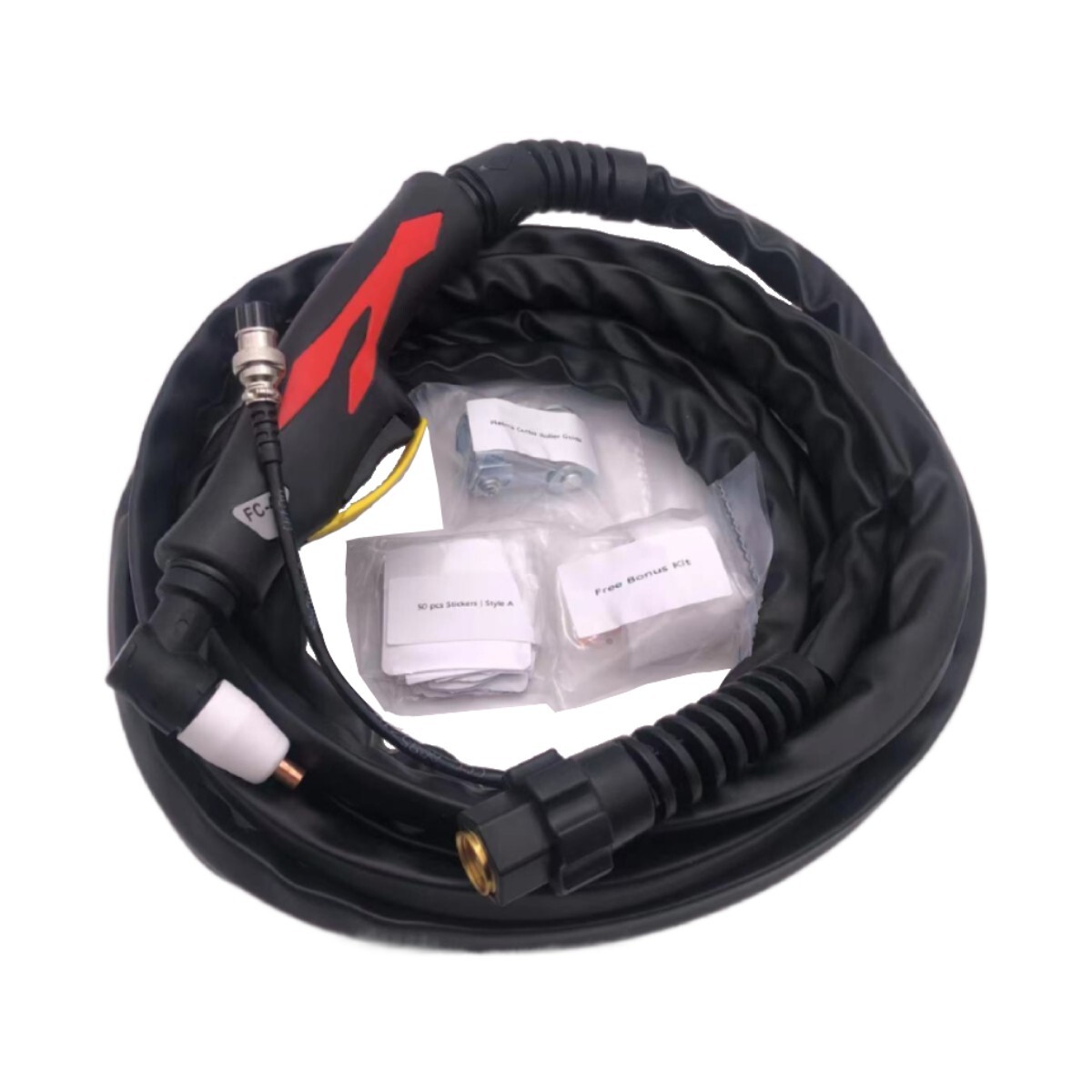 16 ft Plasma Cutter Torch Cutting Gun Consumables fits CUT-50 CUT50
