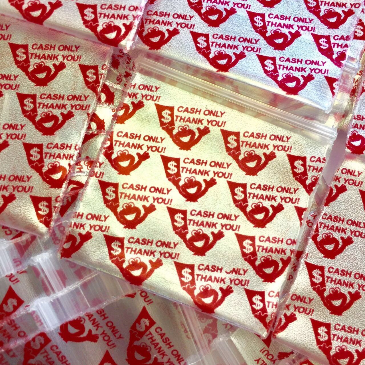 BaggiesSince1987 – 1515 Design Zip Bags 100PCS CASH ONLY on SILVER, READ DETAILS